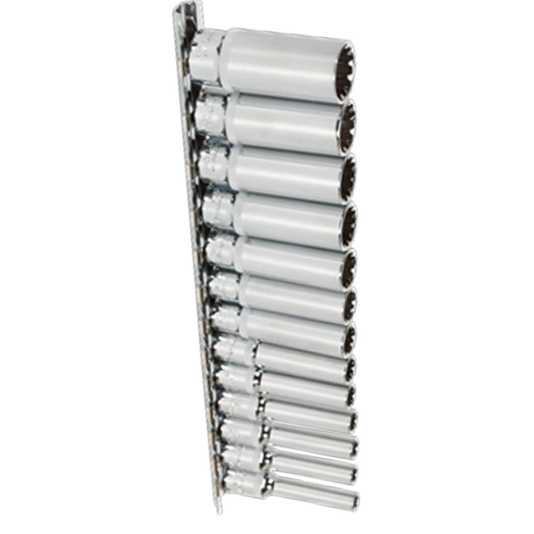 Sealey Socket Set 13pc Deep 1/4"Sq Drive Total Drive