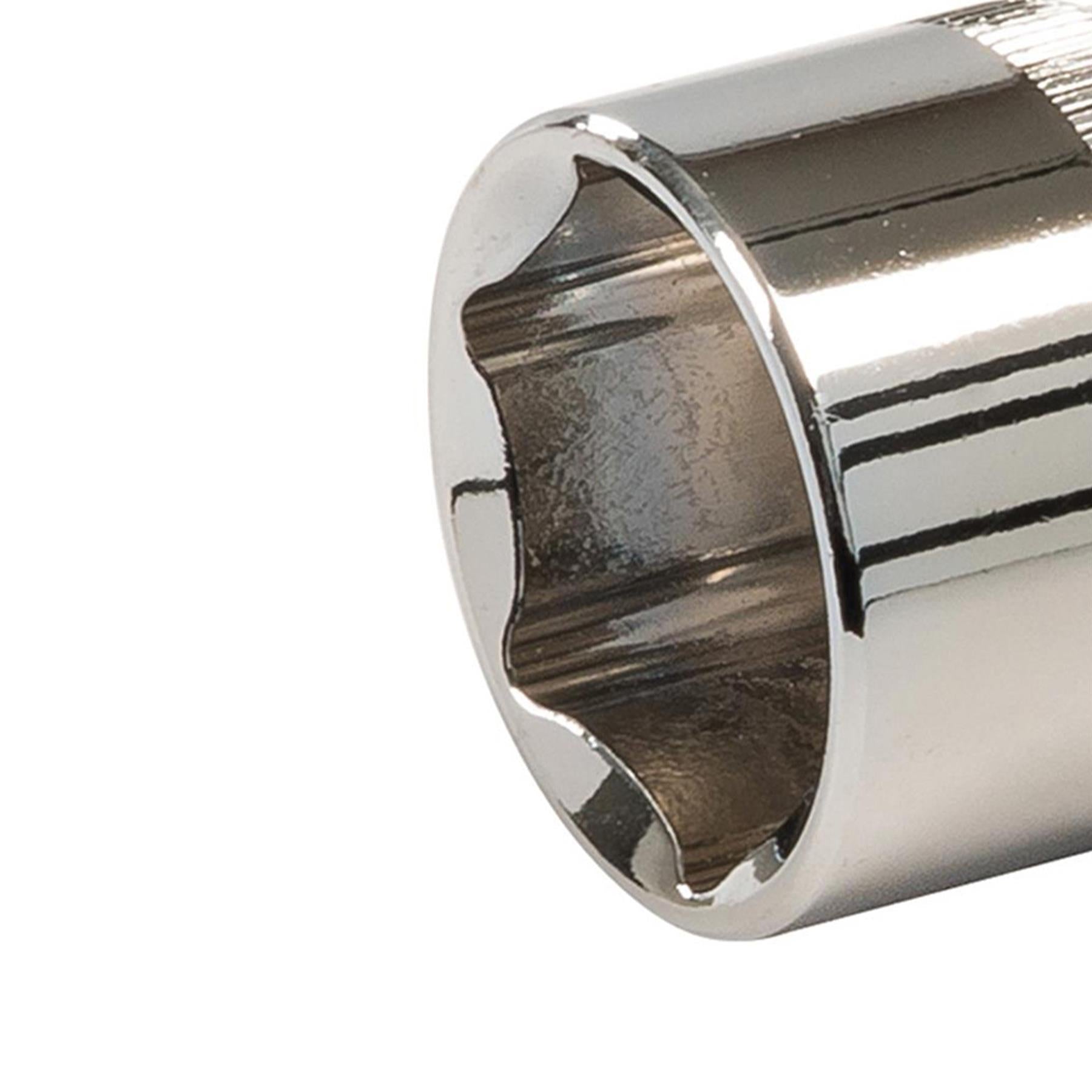 Socket 3/8" Drive Metric Hex Square 21mm Individual Hex Polished Crv Tool