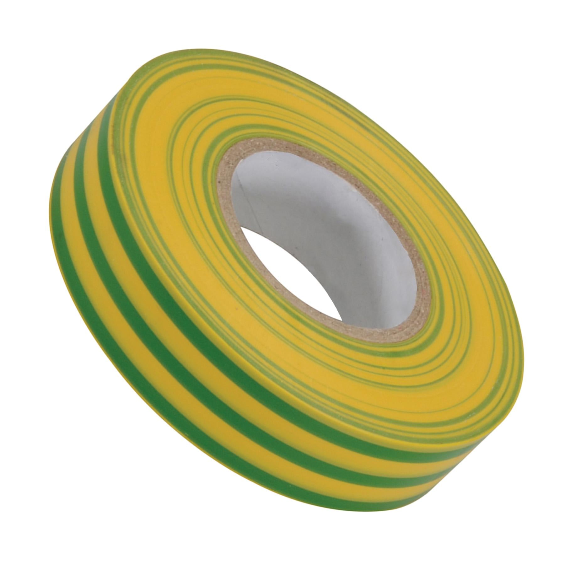 1 x PVC Insulation Electrical Tape Flame Retardent Green & Yellow