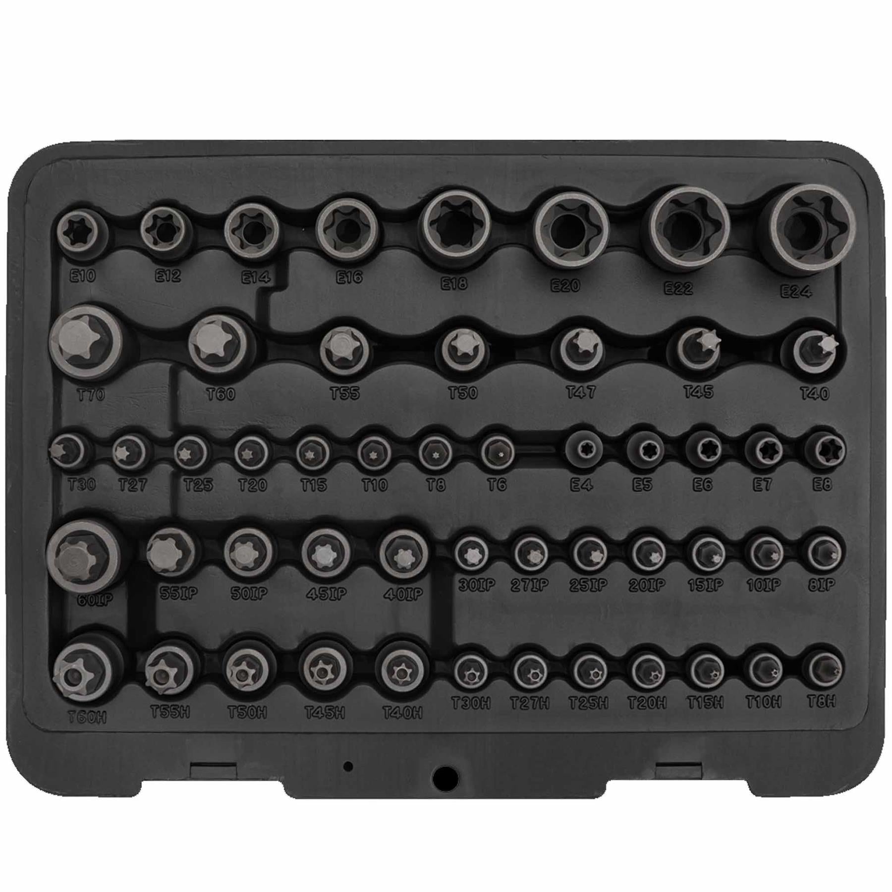 TRX-Star* Master Socket Set 52pc 1/4", 3/8" & 1/2"Sq Drive. Sealey