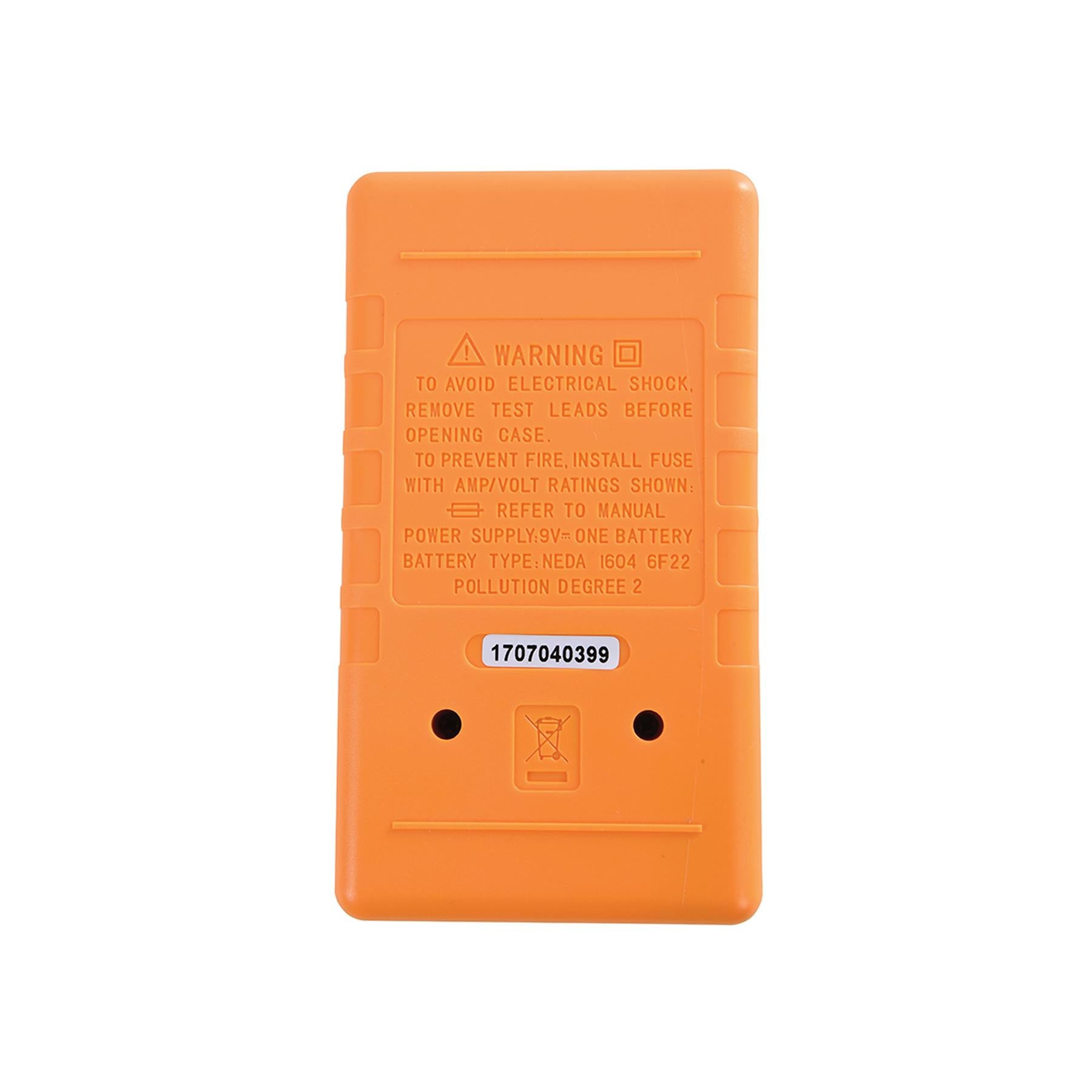 Multimeter Ac & Dc - Electrical Supplied With Test Leads 1