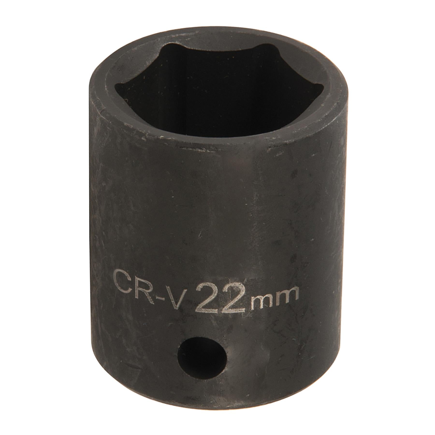 Impact Socket 1/2" Drive 6pt Metric 6 Point Hex Corrosion Resistant Sockets 22mm
