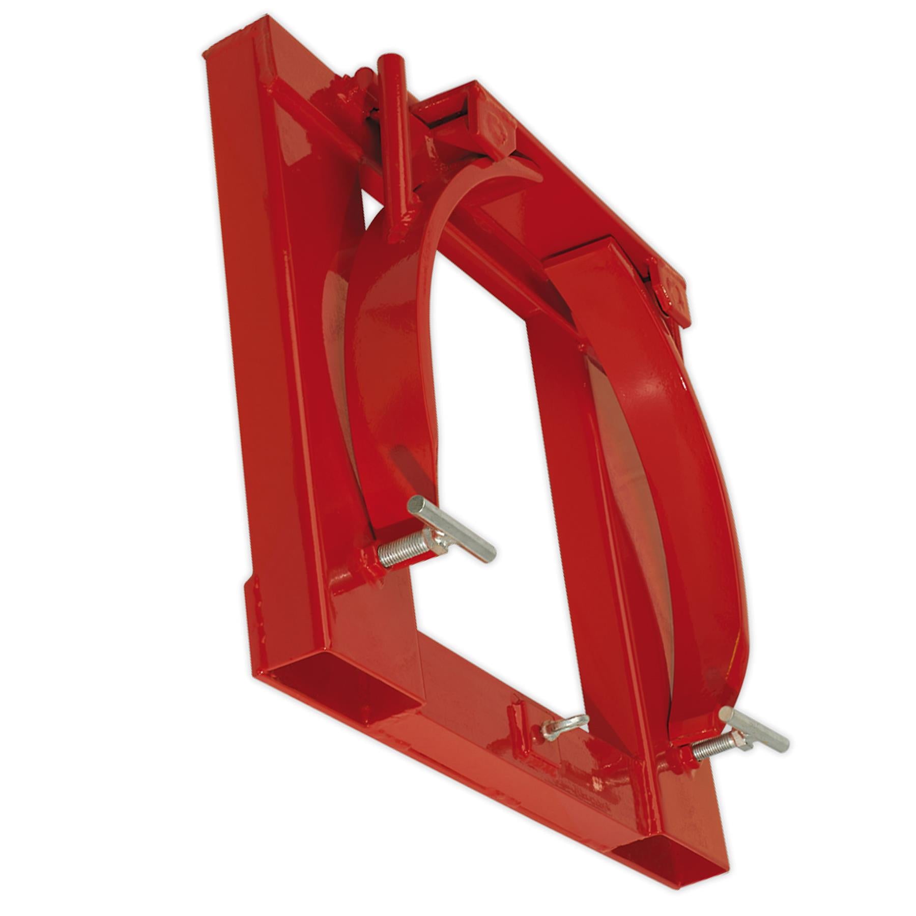 Sealey Forklift Drum Clamp Single 205L Heavy-duty steel construction.