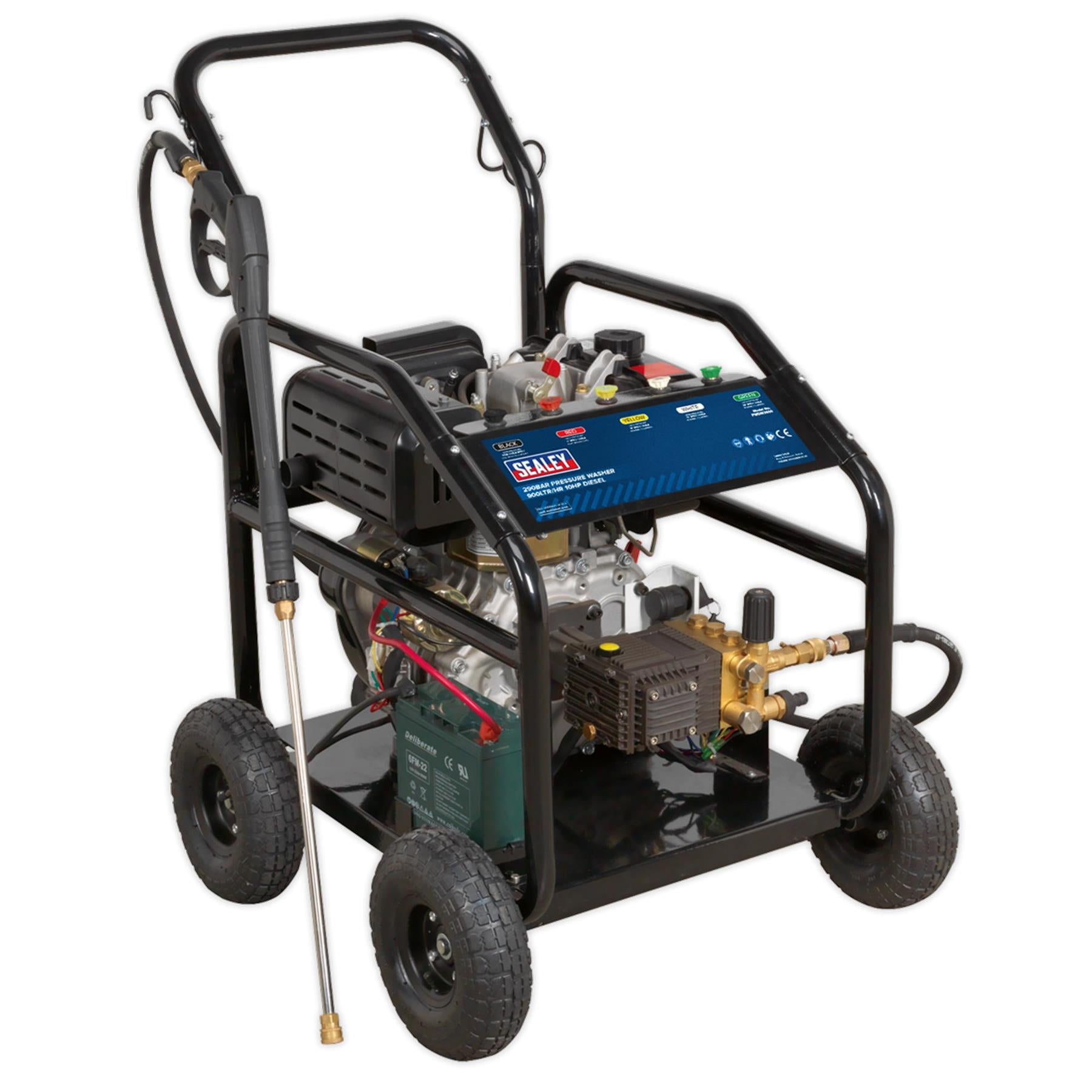 Sealey Pressure Washer 290bar 900L/hr 10hp Diesel