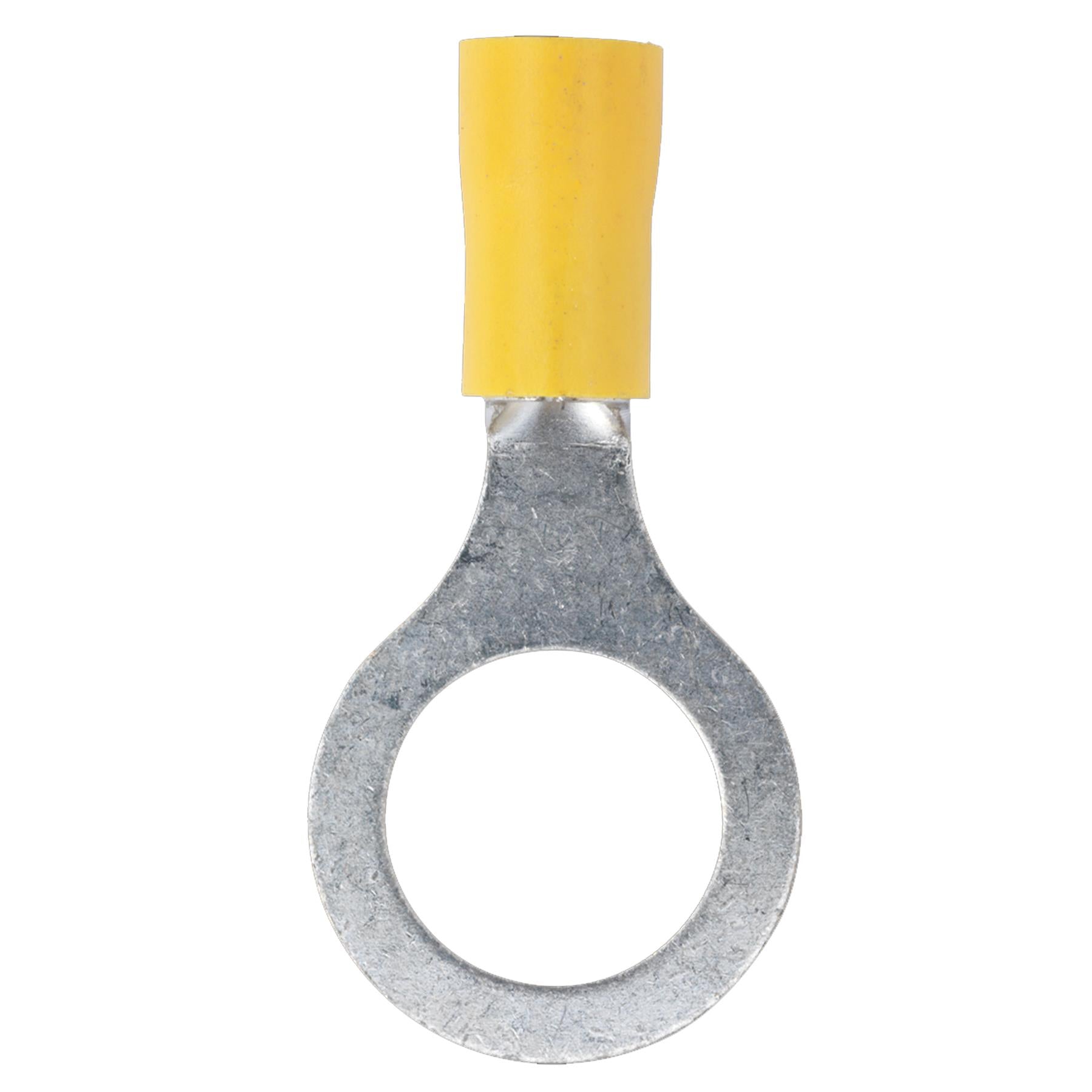 Easy-Entry Ring Terminal 13mm (1/2") Yellow Pack of 100 Sealey