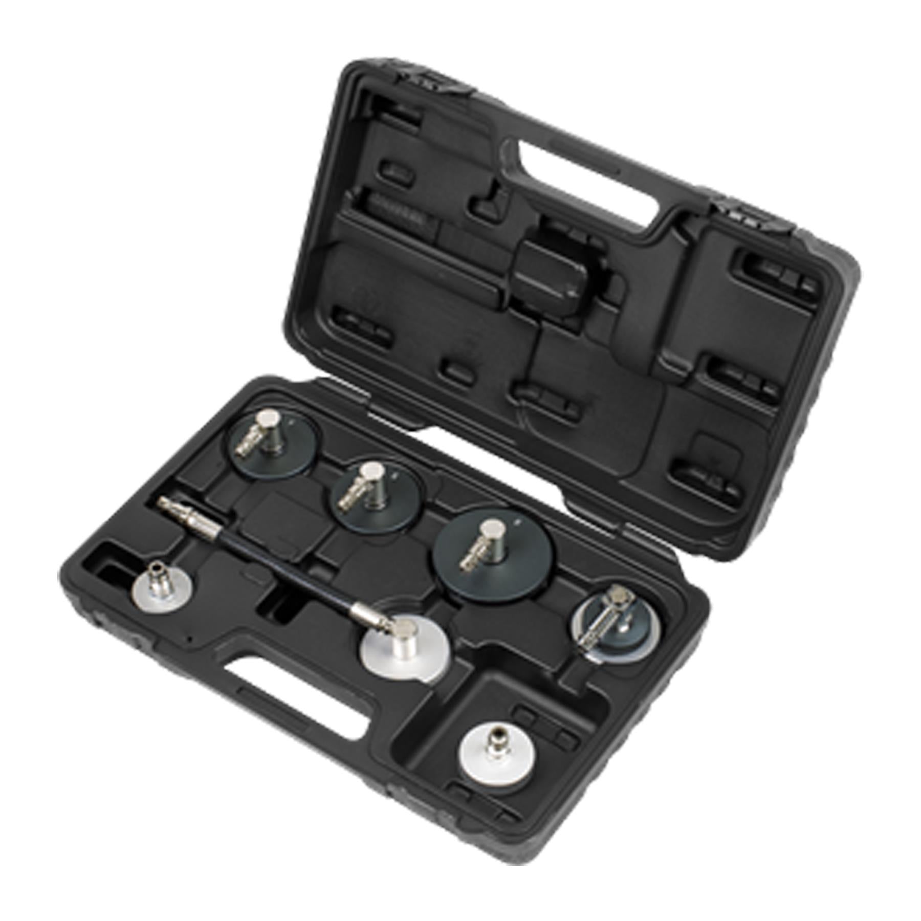 Sealey 7pc Brake & Clutch Pressure Bleeder Cap Set