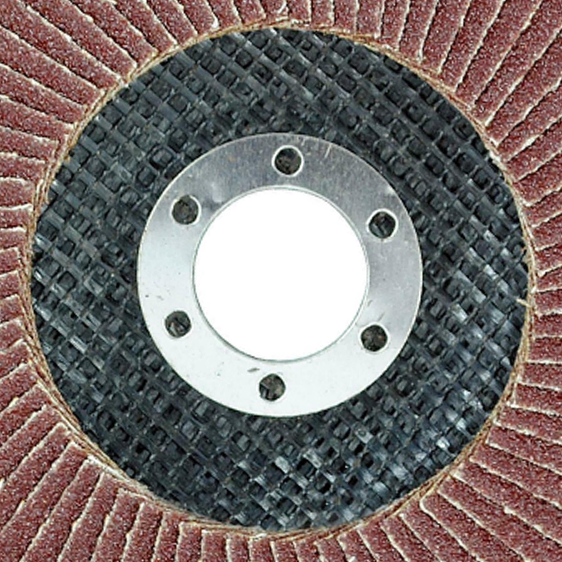 25PC 115mm 4.5" Aluminium Oxide Flap Disc 120 Grit Sanding Discs
