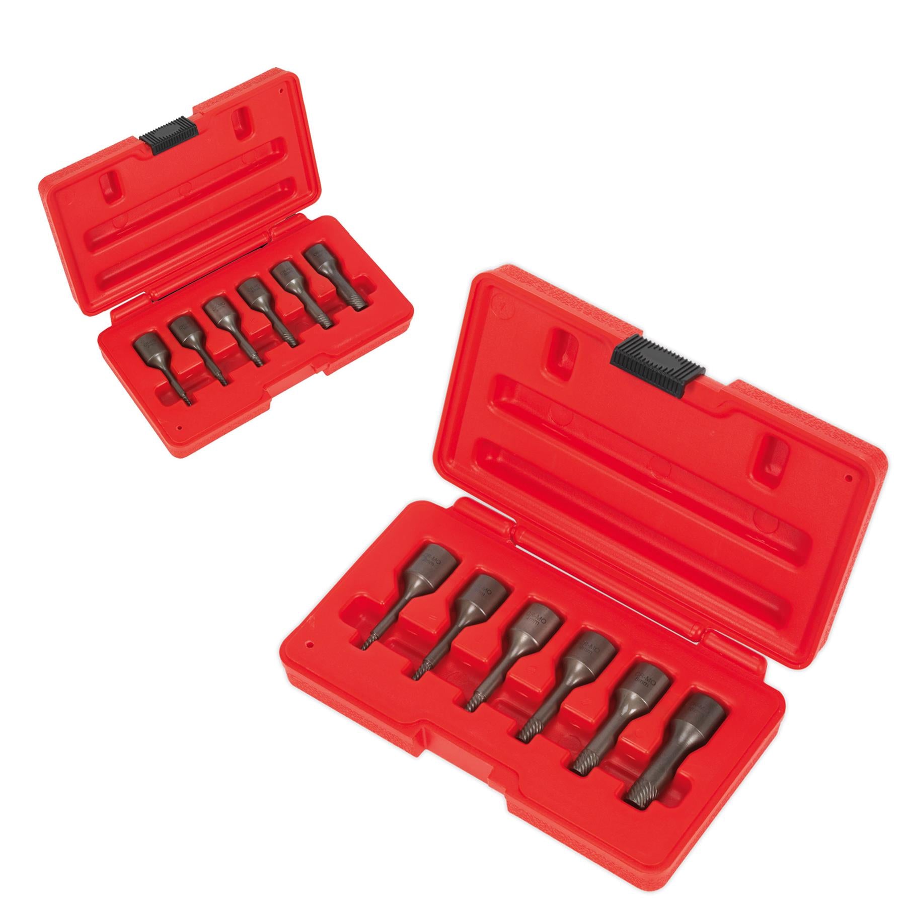 Sealey Screw Extractor Set 6pc 3/8"Sq Drive