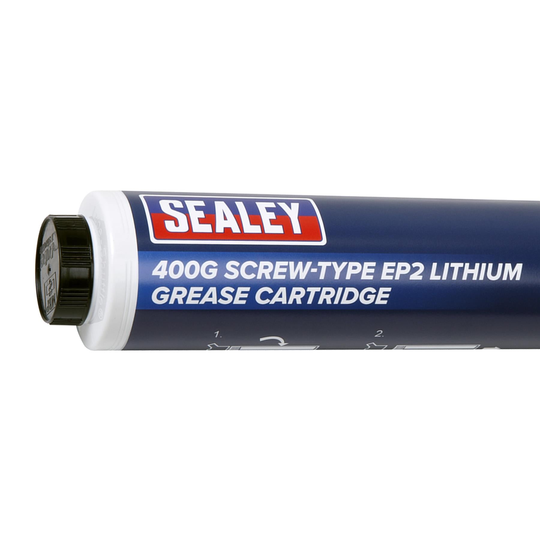 Sealey Screw-Type EP2 Lithium Grease Cartridge 400g