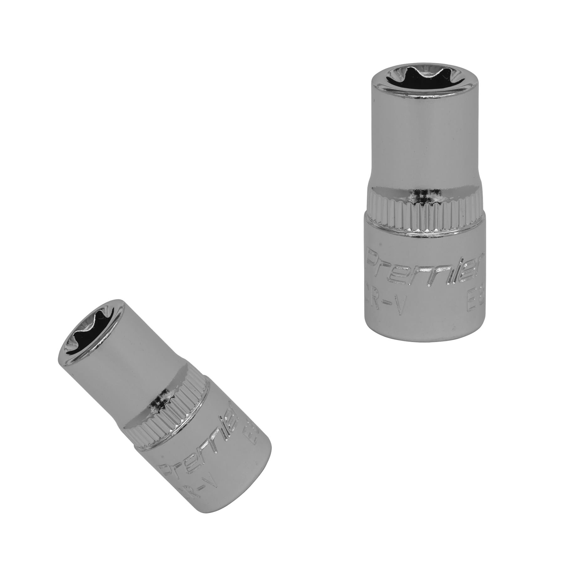 Sealey TRX-Star* Socket E8 1/4"Sq Drive forged Chrome Vanadium Steel
