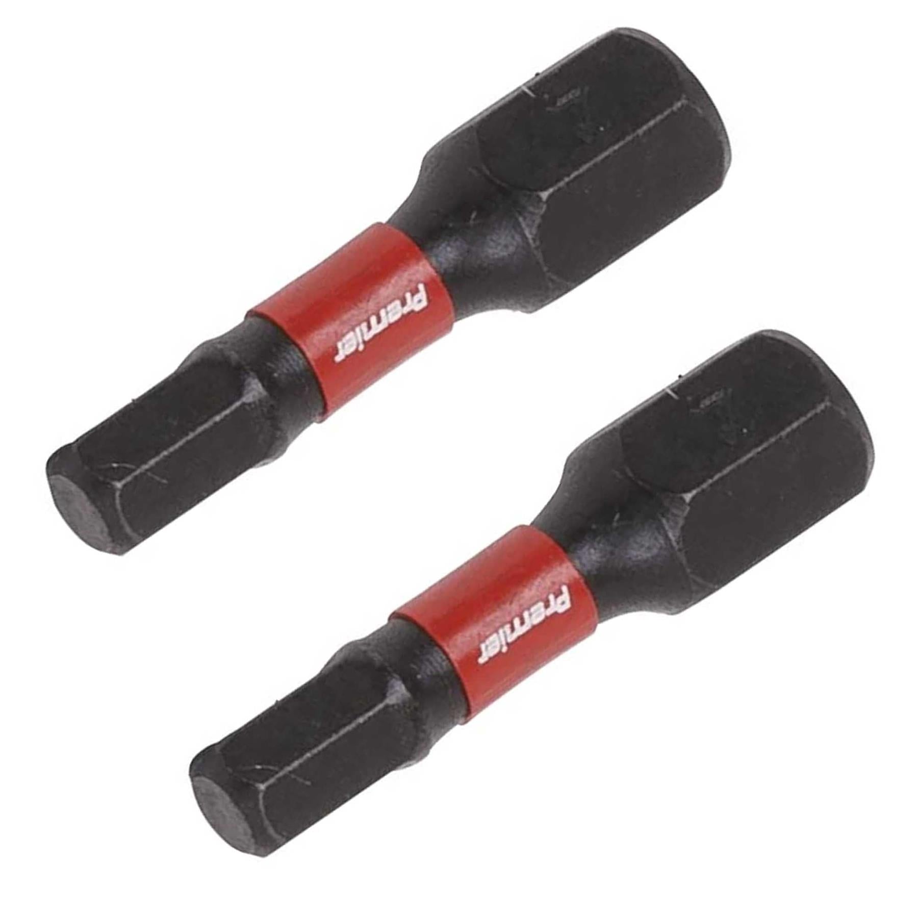 Hex 4mm Impact Power Tool Bits 25mm - 3pc