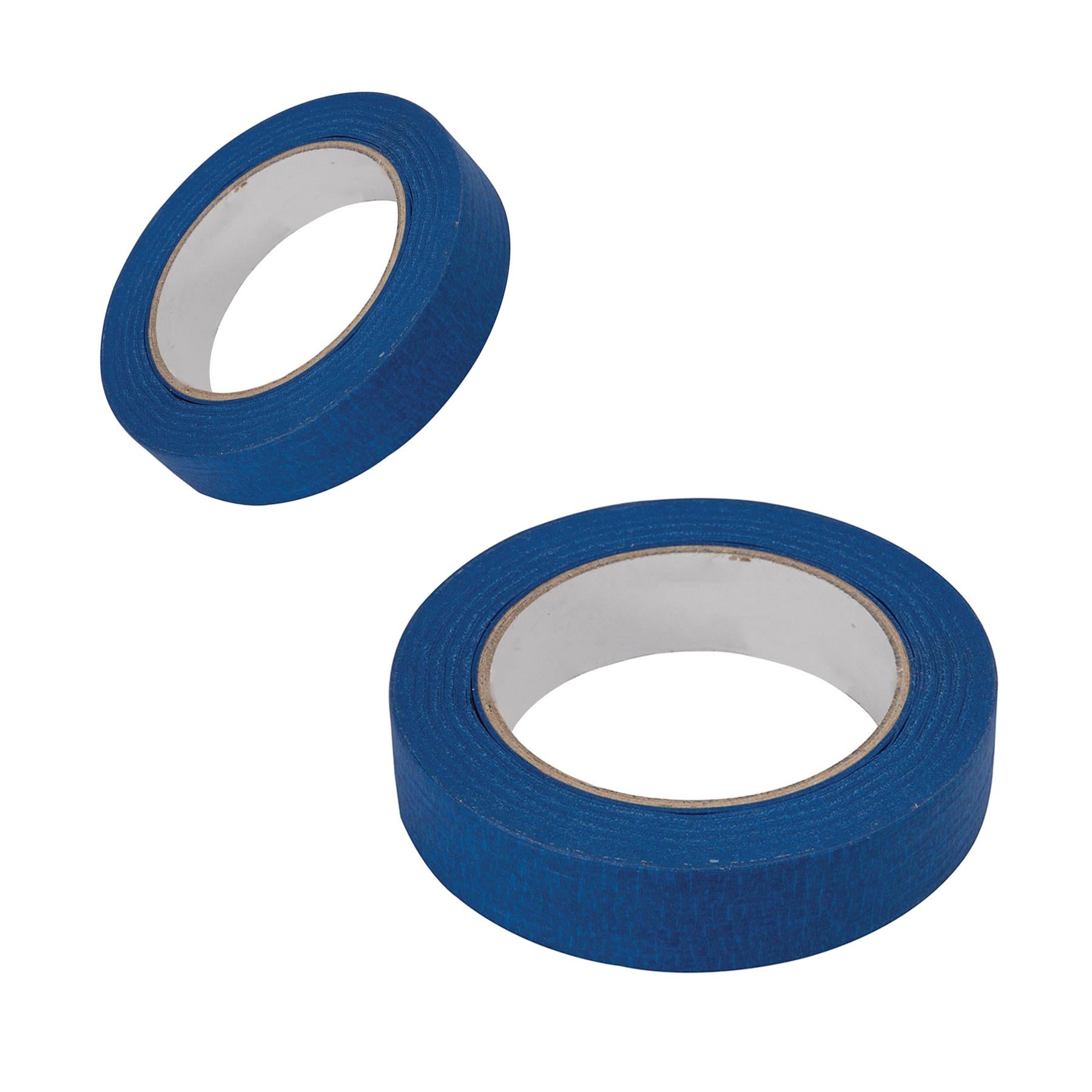 Blue Masking Tape Clean Peel UV Resistant Painters/Decorators 24mm x 50m 12 Roll