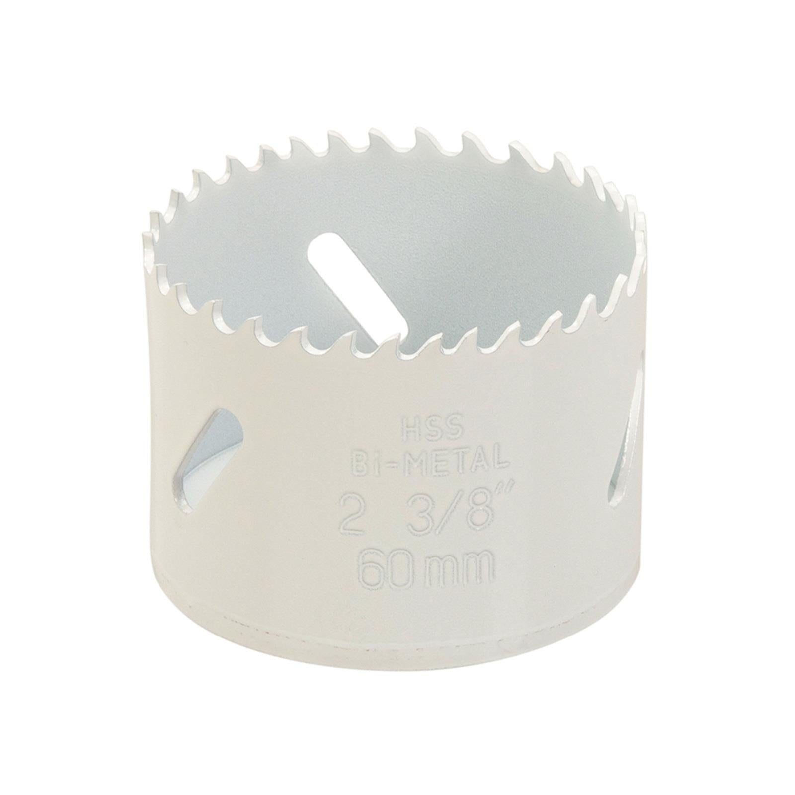 Trade Quality Bimetal Holesaw Drill Bits Wood Hole Cutter Heavy Duty 60mm Pitch Holsaw