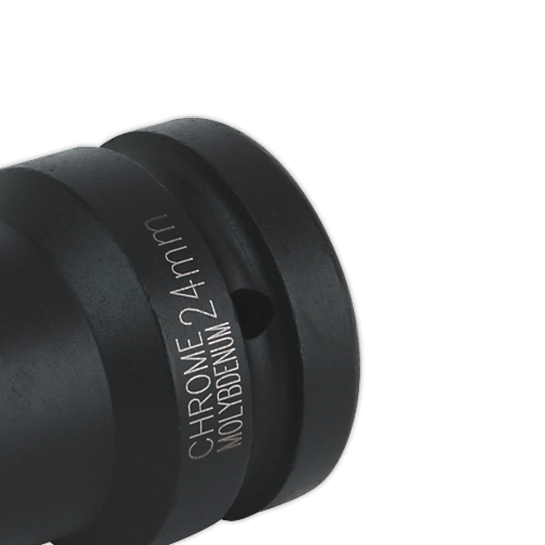 Sealey Impact Socket 24mm 1"Sq Drive
