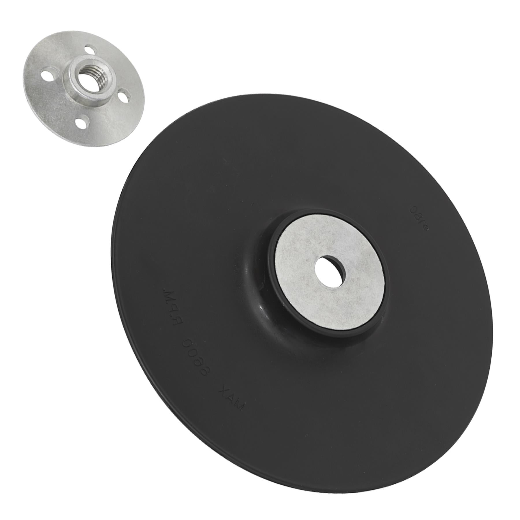 Sealey Rubber Backing Pad �180mm - M14 x 2mm