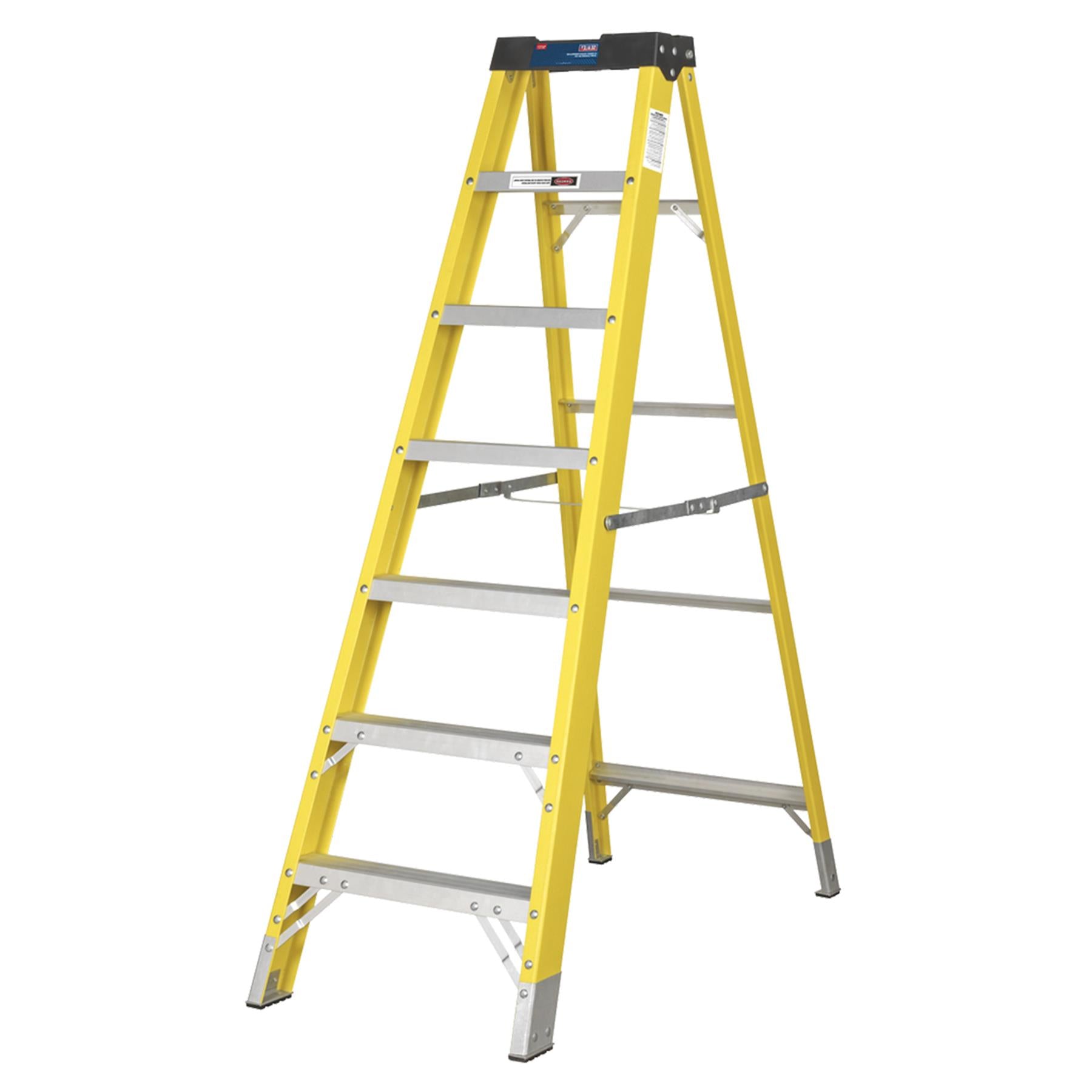 Sealey Fibreglass Step Ladder 6-Tread EN 131