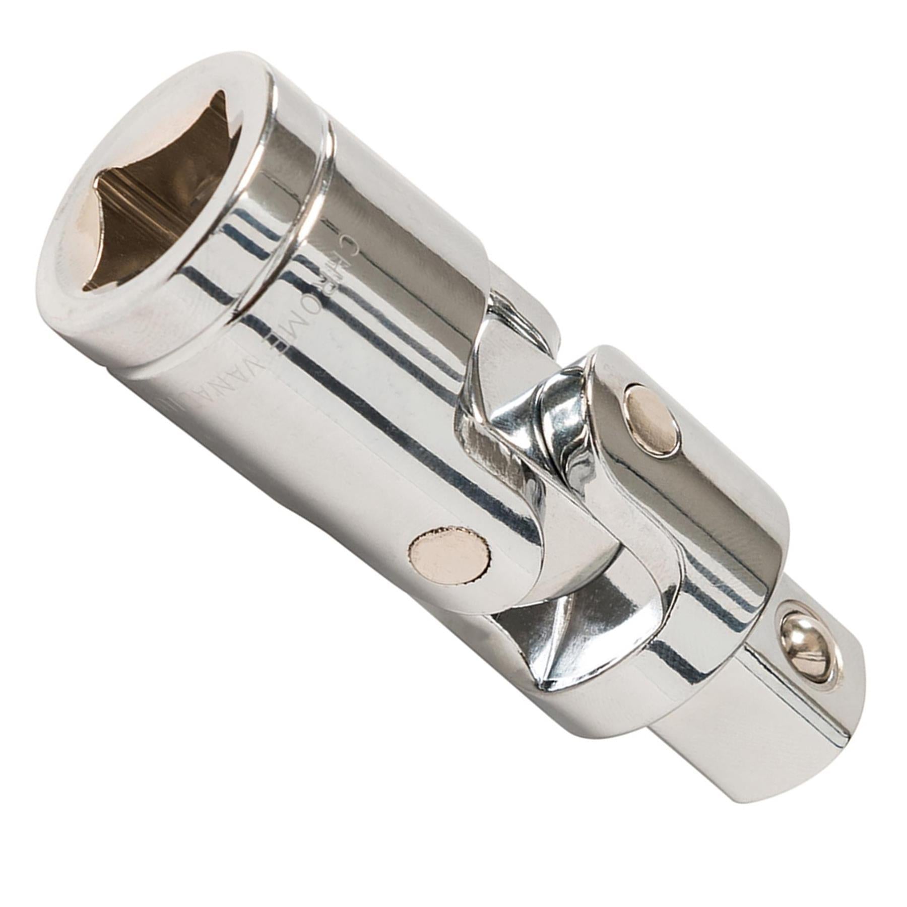 Universal Joint 1/2" Socket Adaptor Flexible Head Spring Loaded Ball