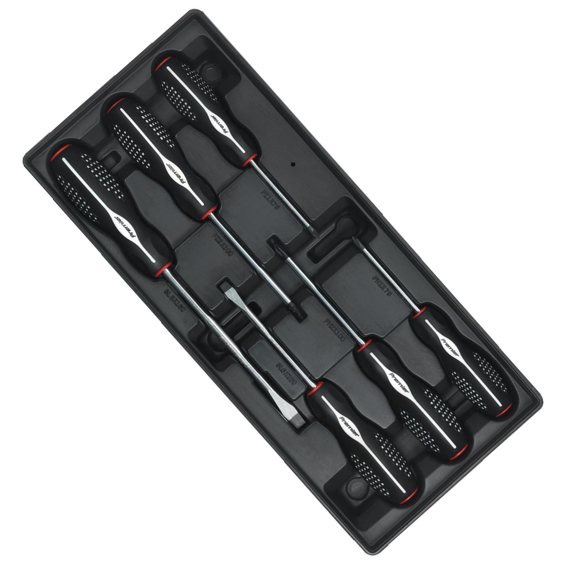 Sealey Tool Tray with Screwdriver Set 6pc