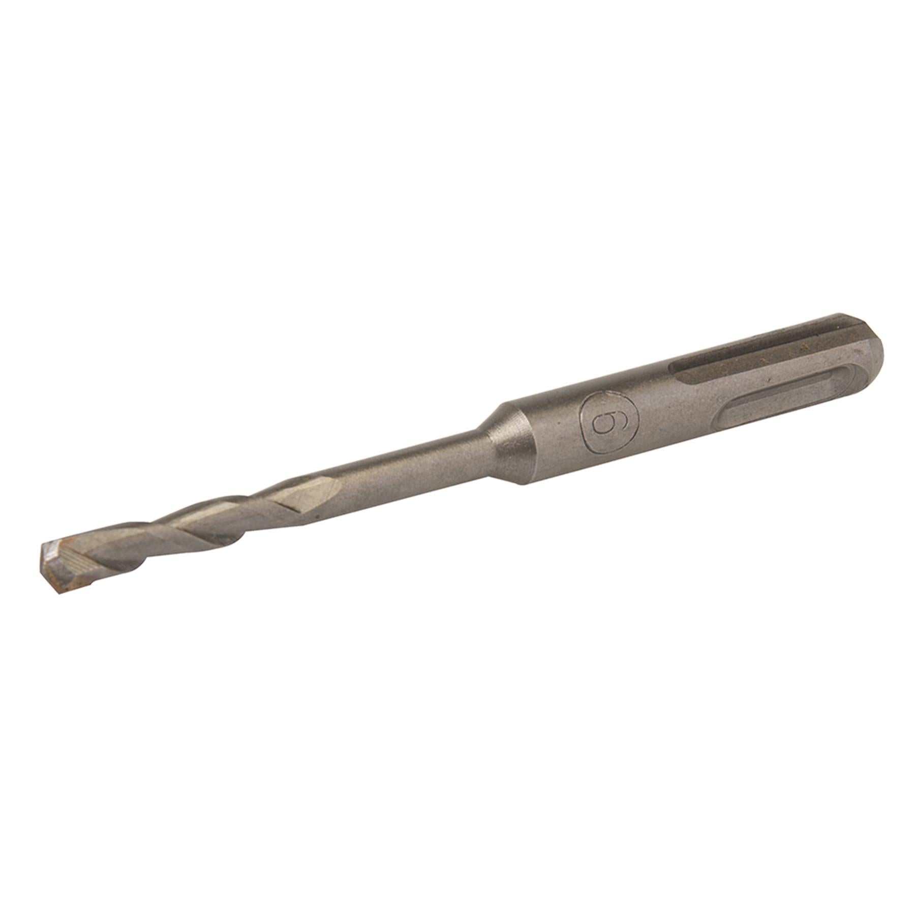 SDS+ PLUS MASONRY DRILL BIT 6 x 110mm, TUNGSTEN CARBIDE TIP, FOR STONE CONCRETE BRICK