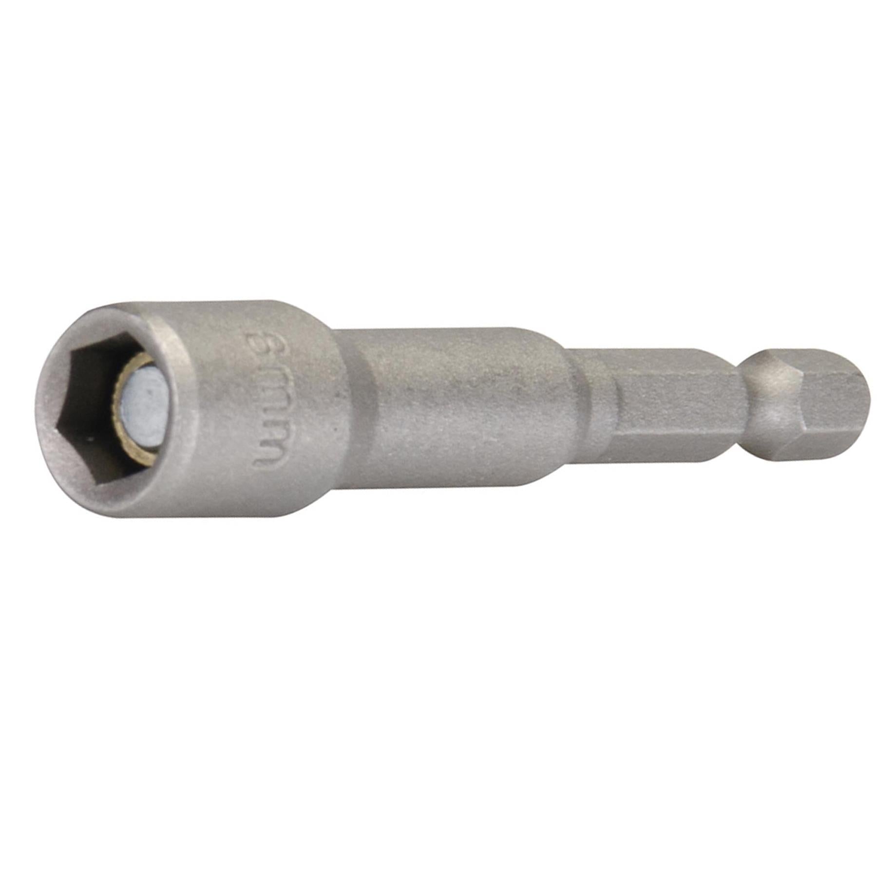 Magnetic Nut Driver 8 X 65mm Adapter Drill Screw 1/4" Hex Shank Chrome Vanadium