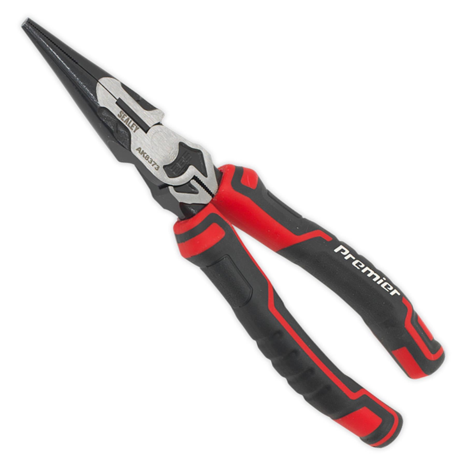 Sealey 3pc High Leverage Pliers Set Long Nose, Combi Plier And Side Cutter