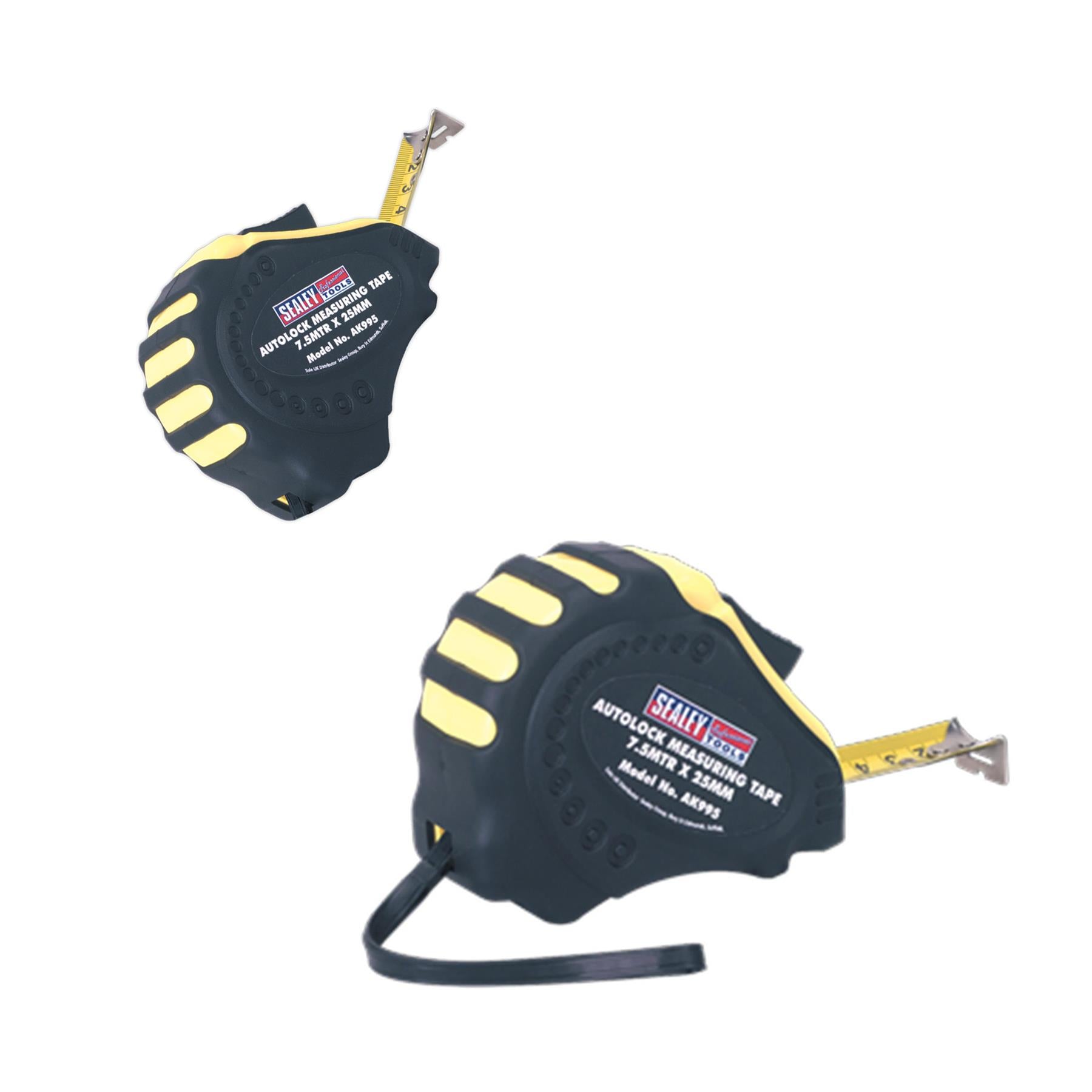 Sealey Autolock Tape Measure 7.5m(25ft) x 25mm - Metric/Imperial