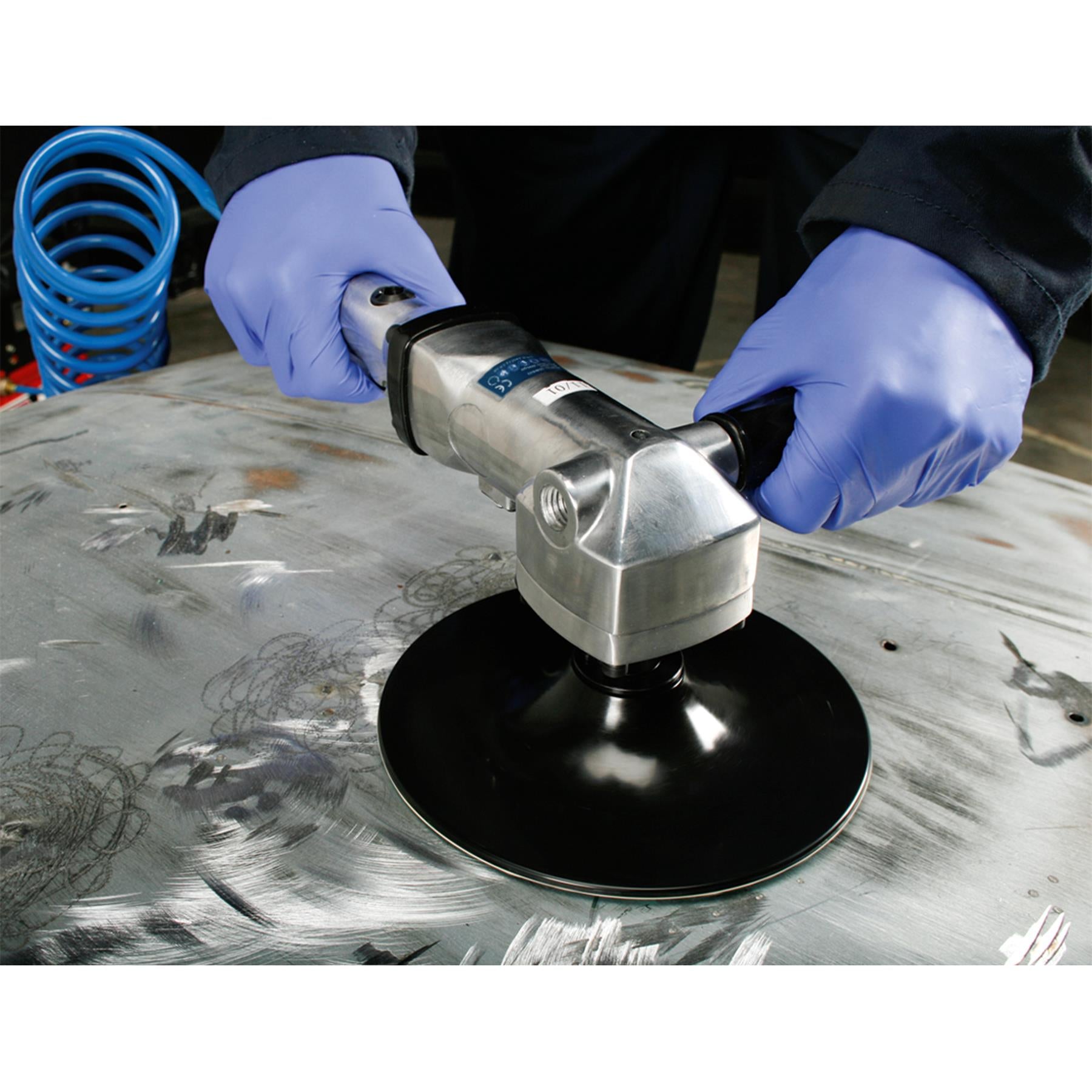 Sealey Air Sander 180mm 4500rpm Aluminium Body & Smooth Operation