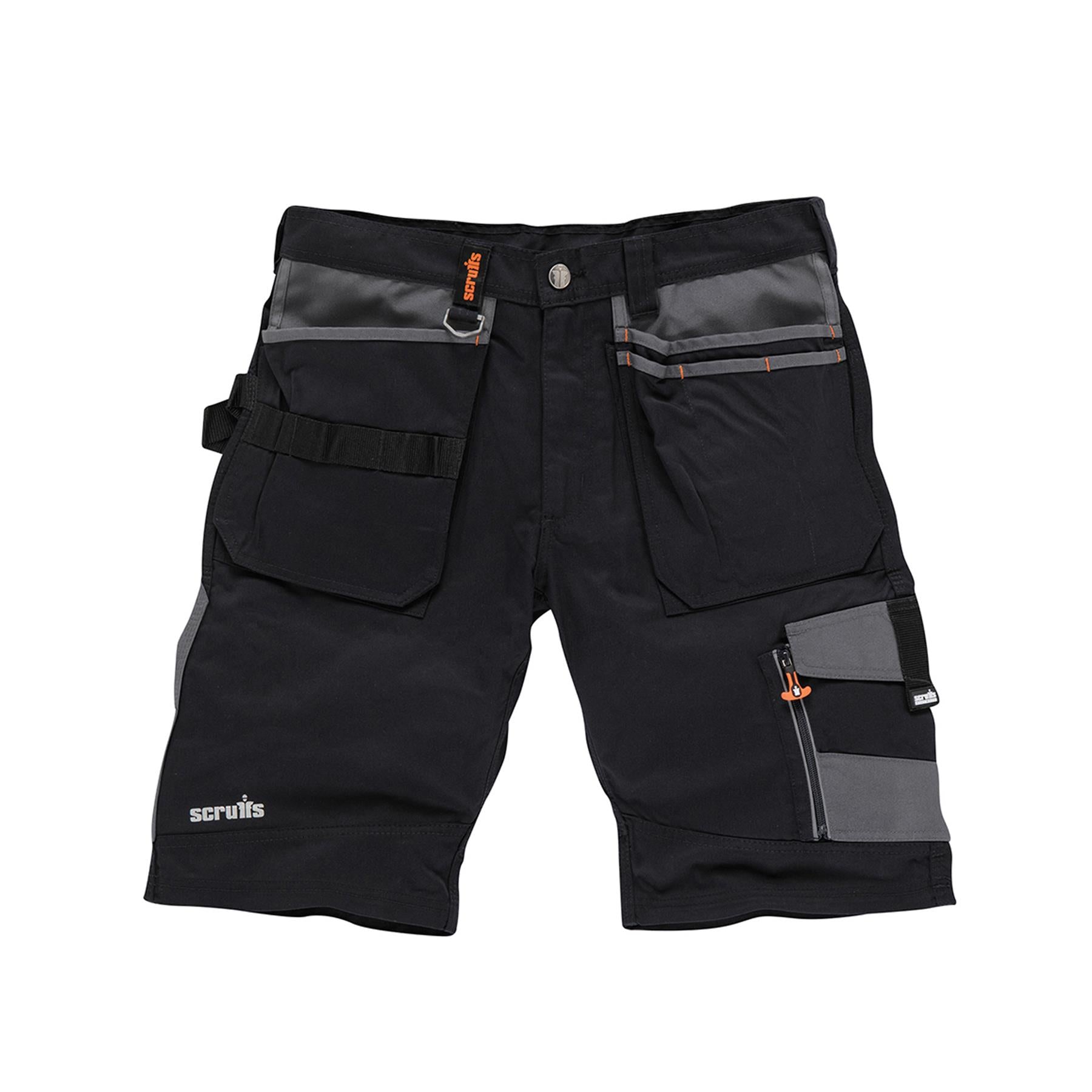 Trade Short Black Size 40" W Ykk Zipped Fly. 65% Polyester, 35% Cotton, 250gsm.