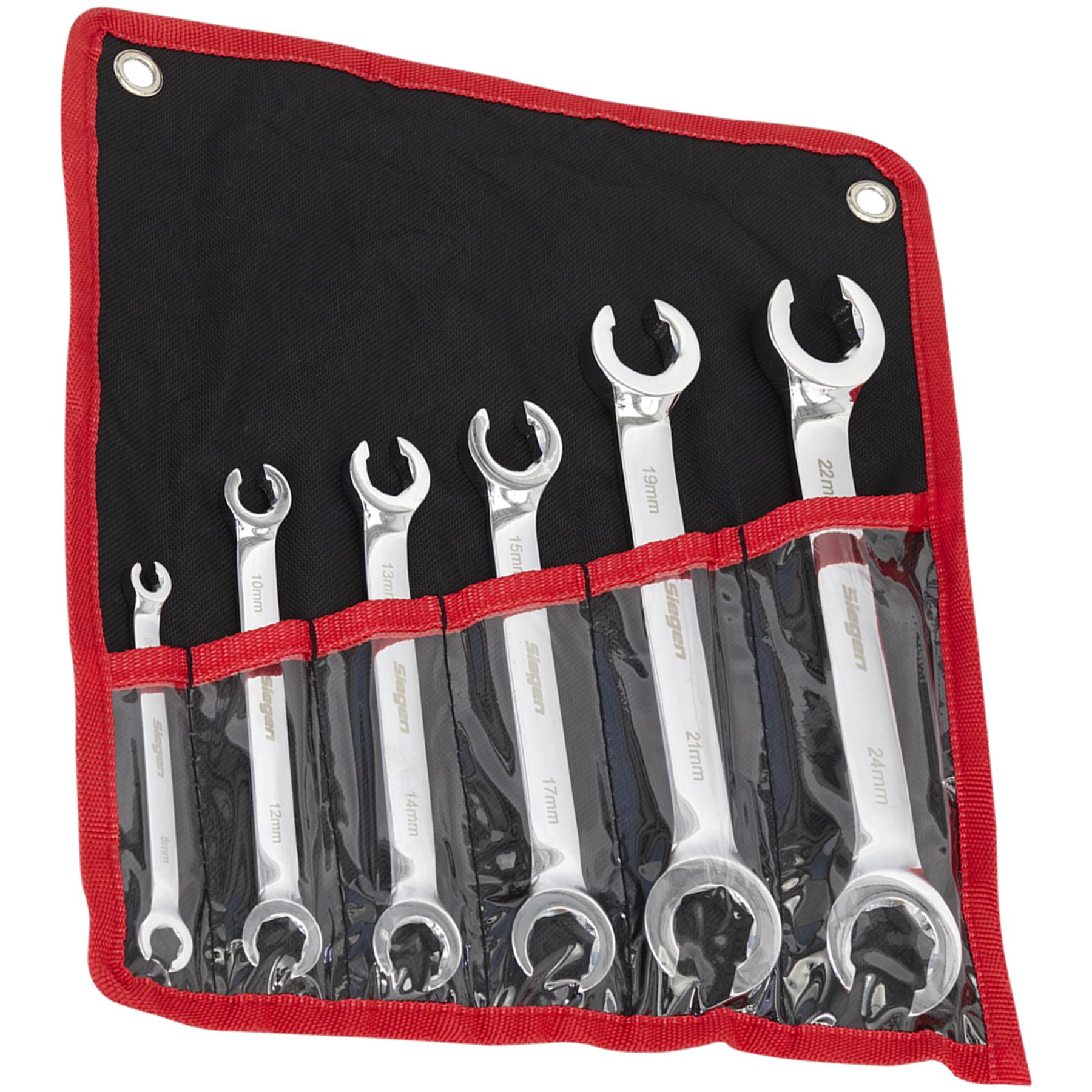 Sealey Flare Nut Spanner Set 6pc Metric