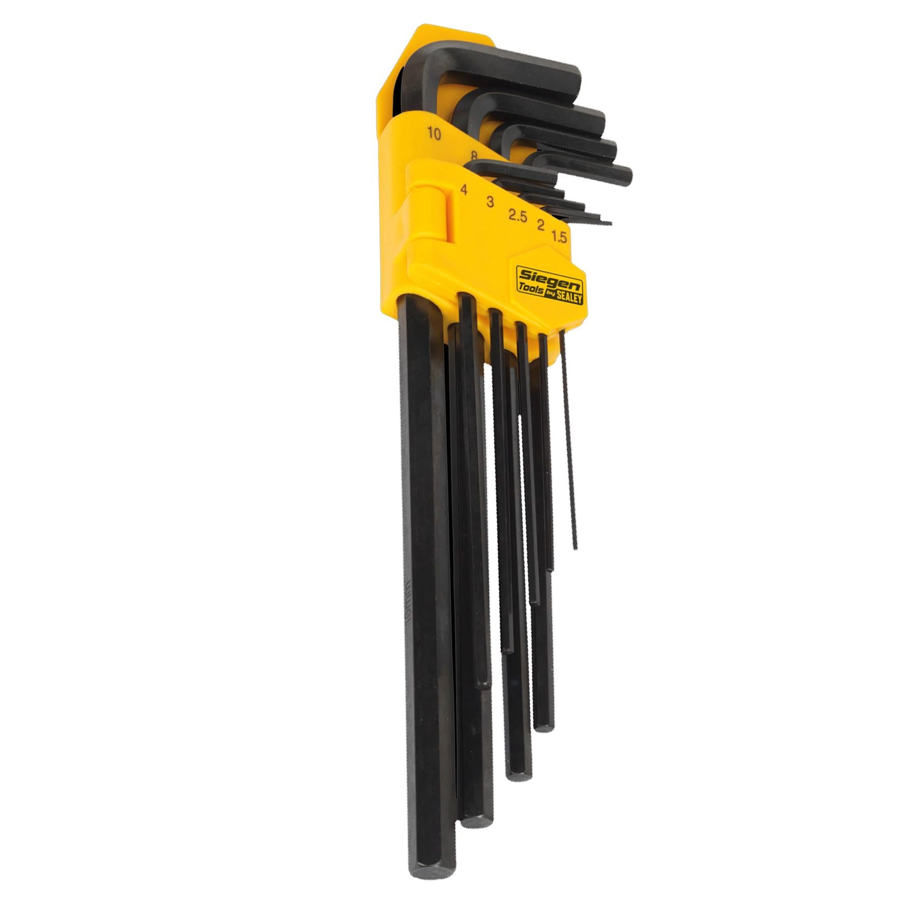 Sealey Hex Key Set 9pc Extra-Long Metric