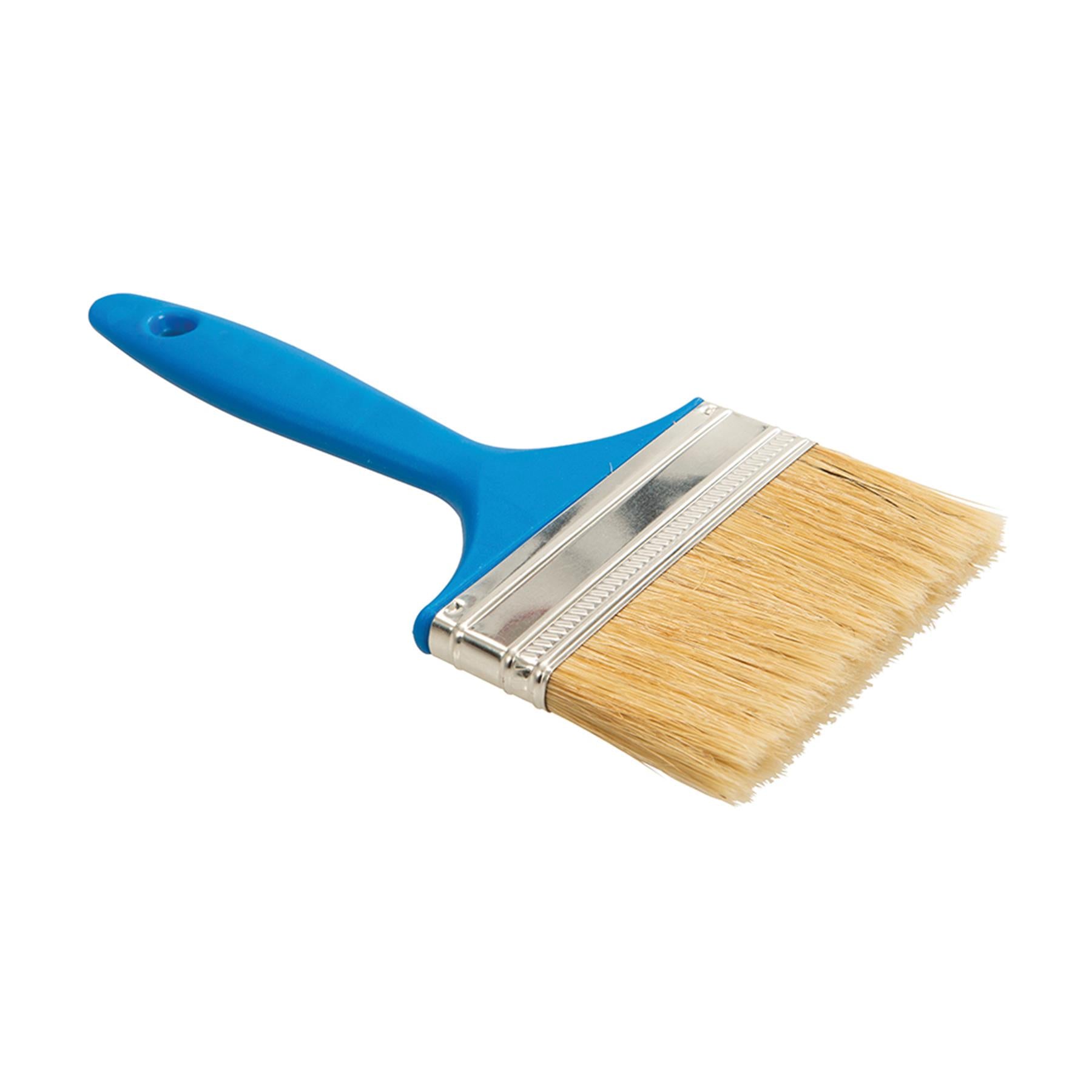 Disposable Paint Brush Utility Brushes With Pure Bristles & Polymer Handle 100mm