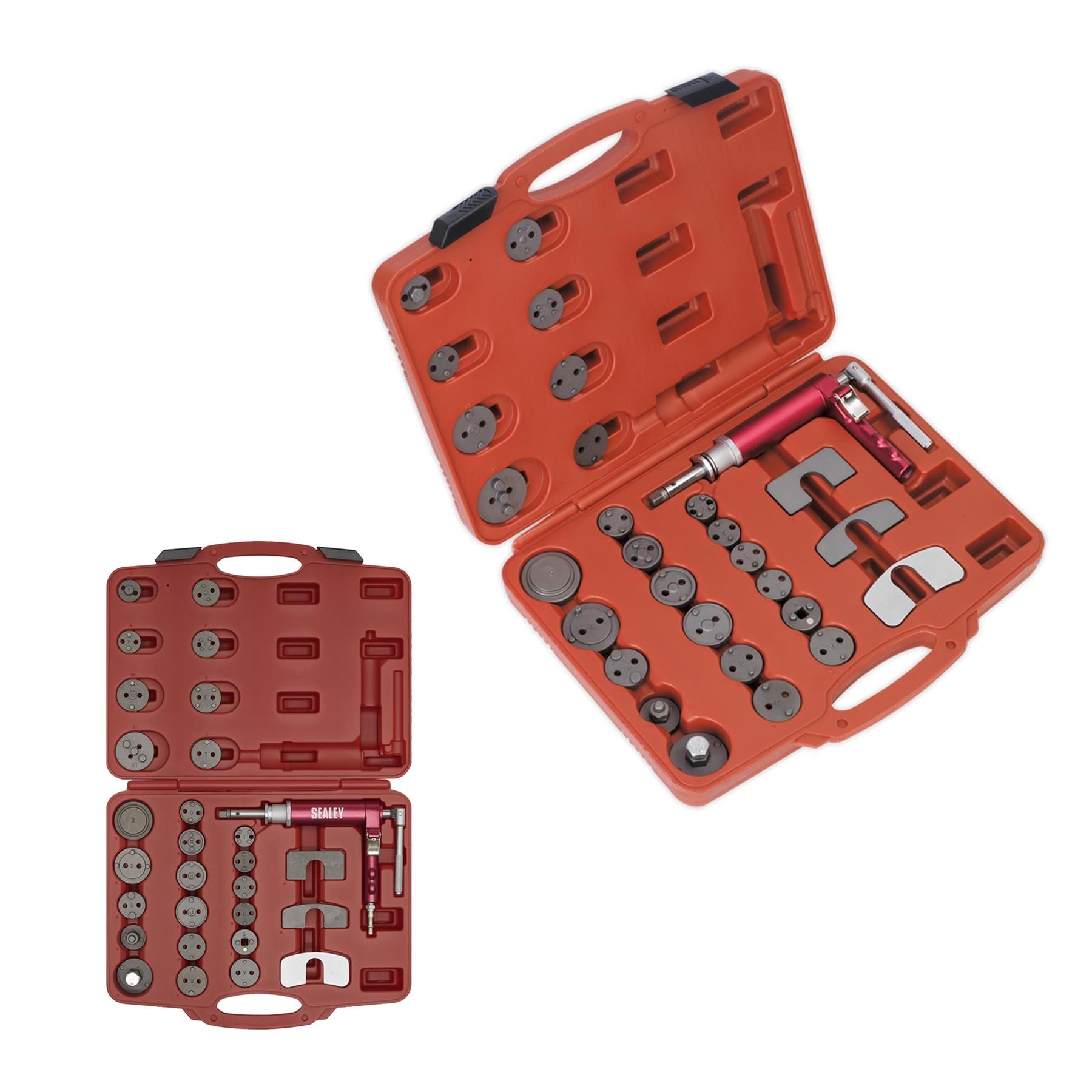 Sealey Air Operated Brake Piston Wind-Back Tool Kit 29pc Fast Lightweight