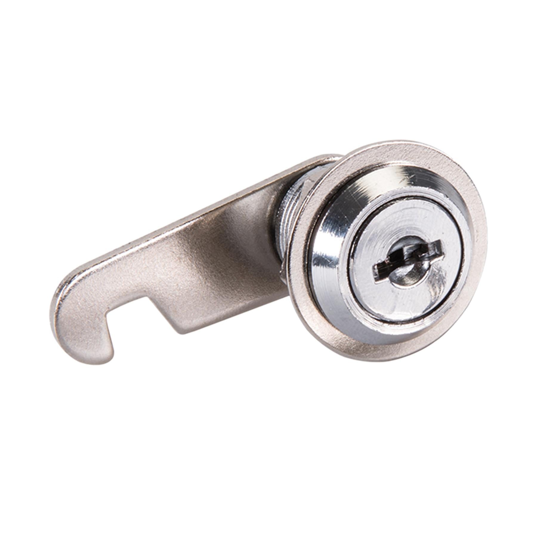 32mm Cam Lock For Filing Cabinet Mailbox Drawer Locker Secure Keys Nickel Plated
