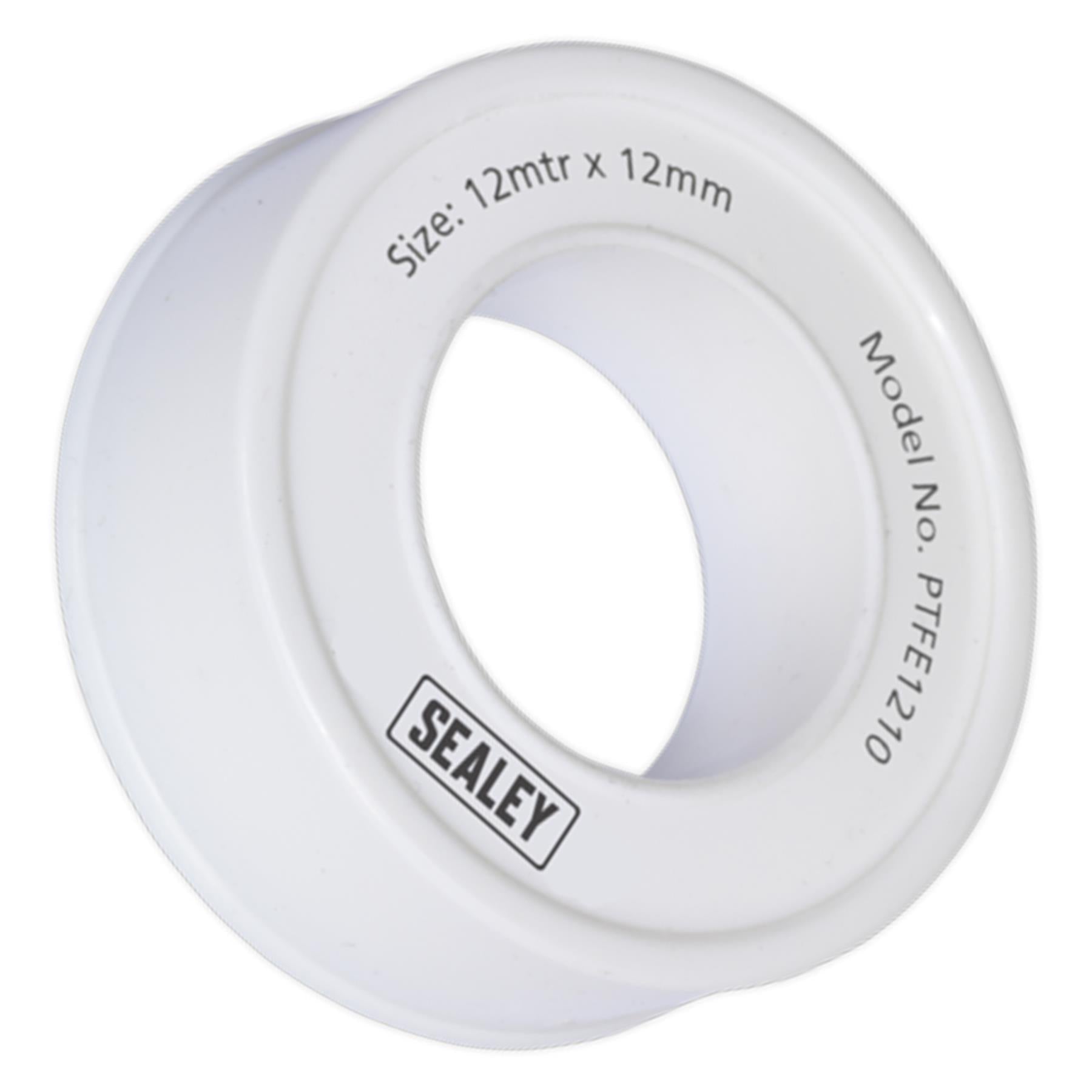 Sealey PTFE Thread Sealing Tape 12mm x 12m Pack of 10