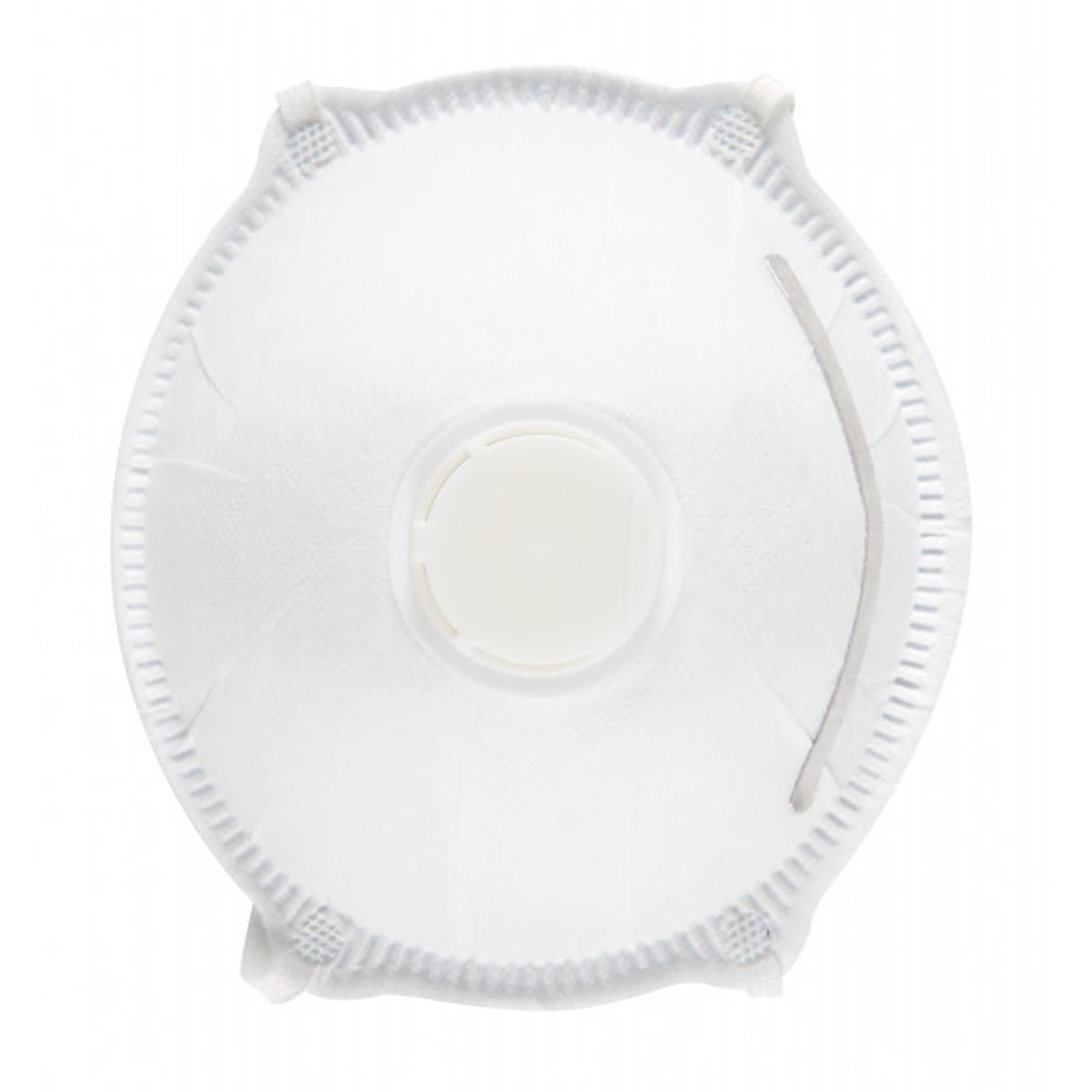 BlueSpot 3Pce Dust Mask With Valve Adjustable Metal Nose Dust Liquid Aerosols Protection New