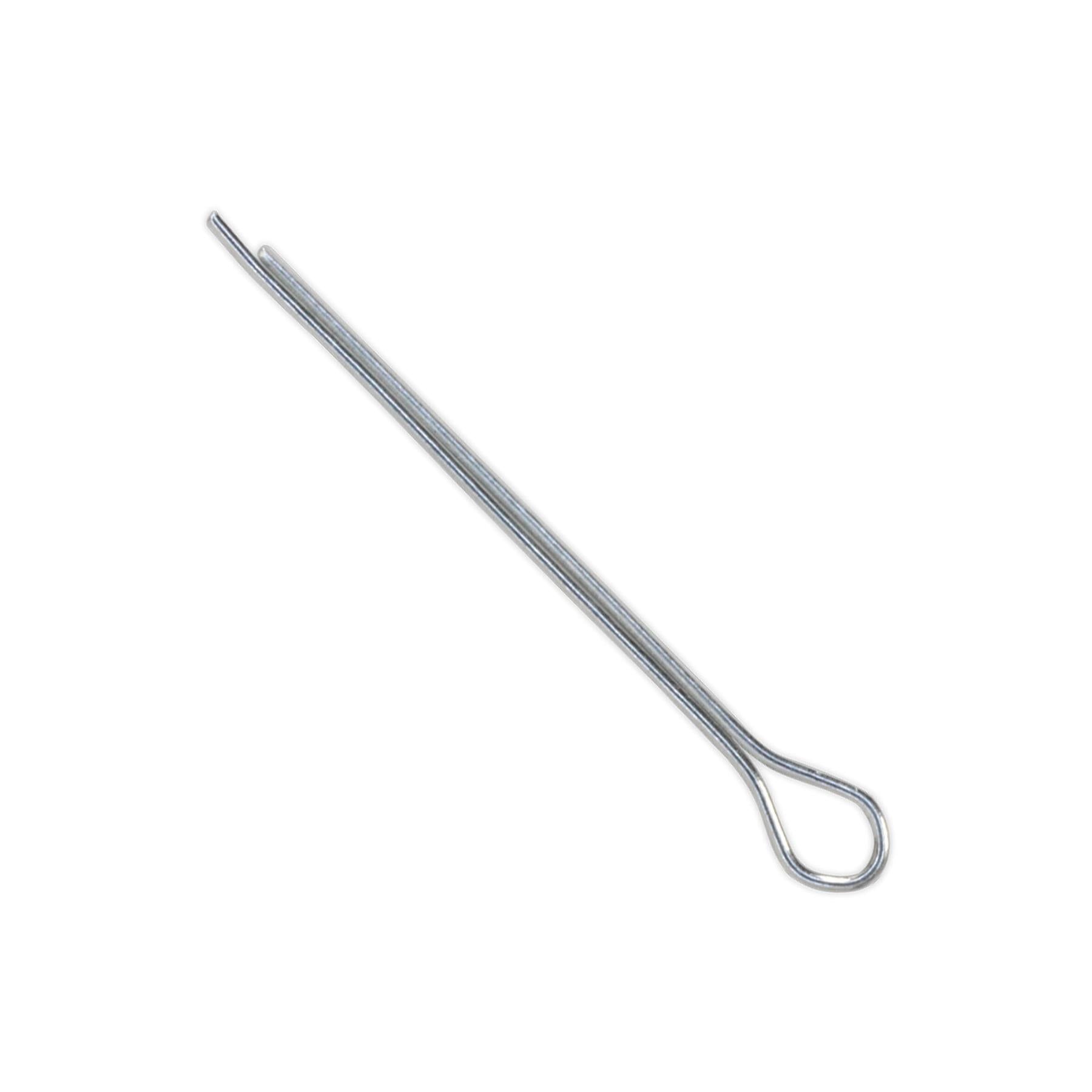 Split Pin 1.6 x 25mm Pack of 100. Zinc plated steel. SPI100 Sealey
