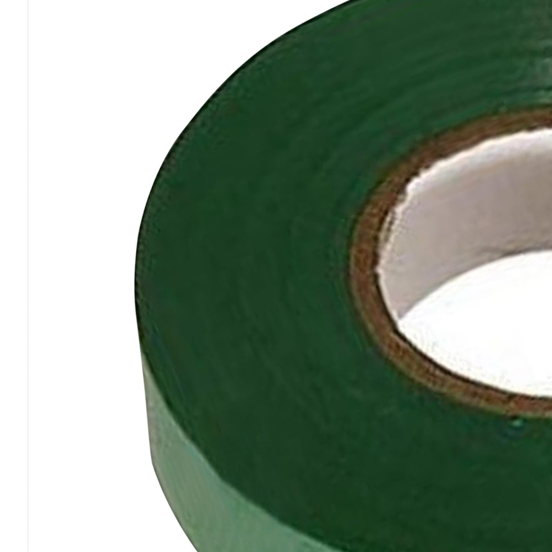 Electrical Pvc Insulation Insulating Tape 22m Flame Retardant Rolls Green 2 Rolls