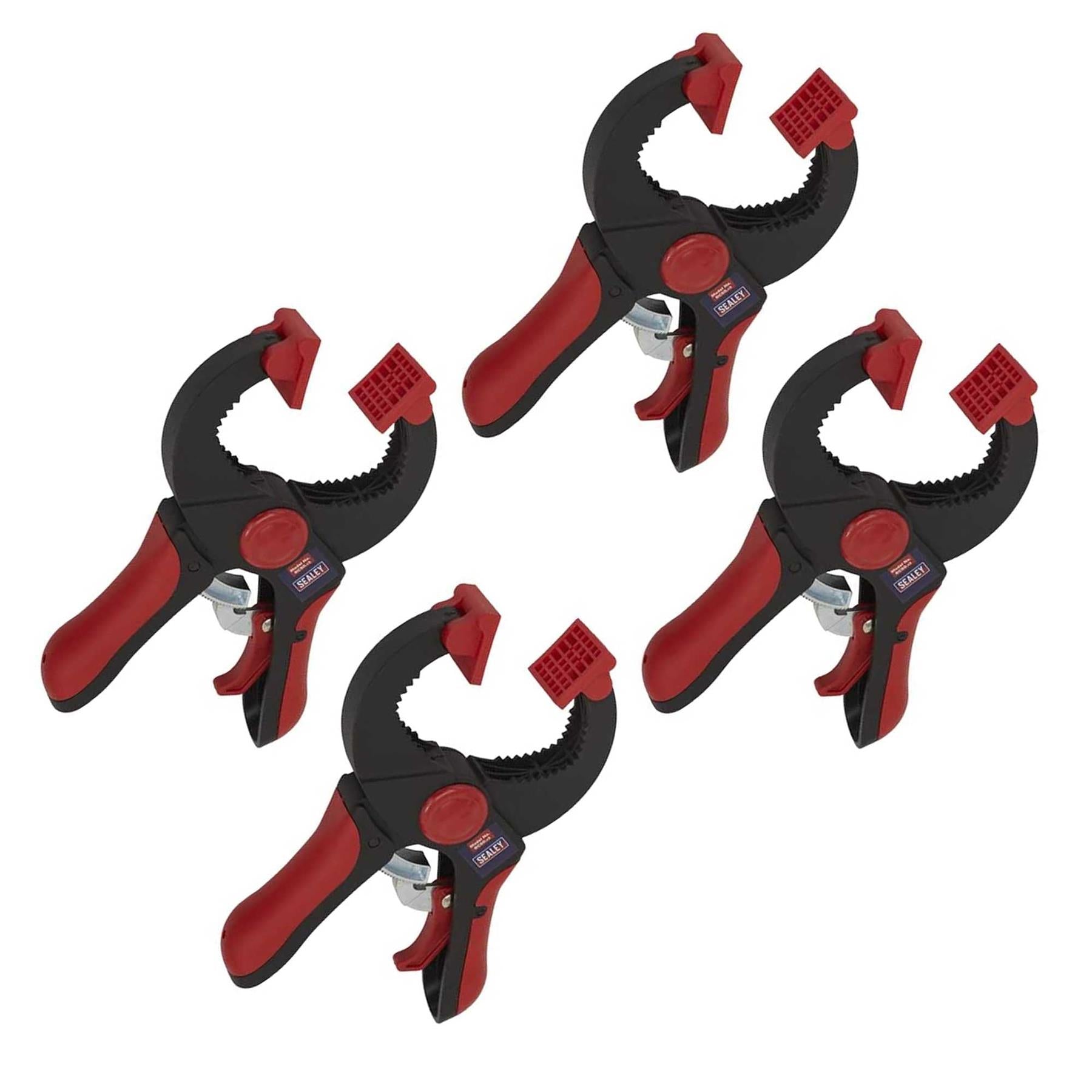 Sealey Ratchet Clamp 45mm 4pc Set