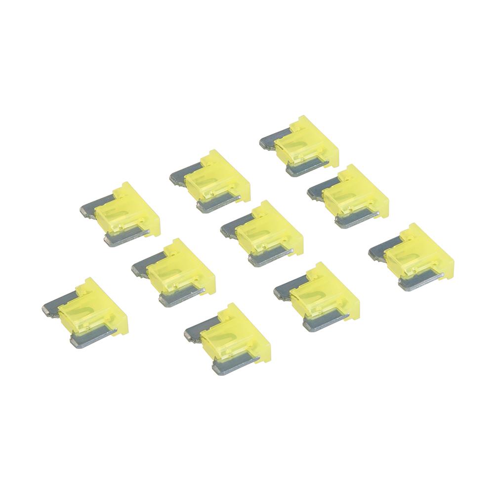 10 X 20A ATT Mini Blade Fuse Automotive Low Profile Yellow Up To 32V Cargo