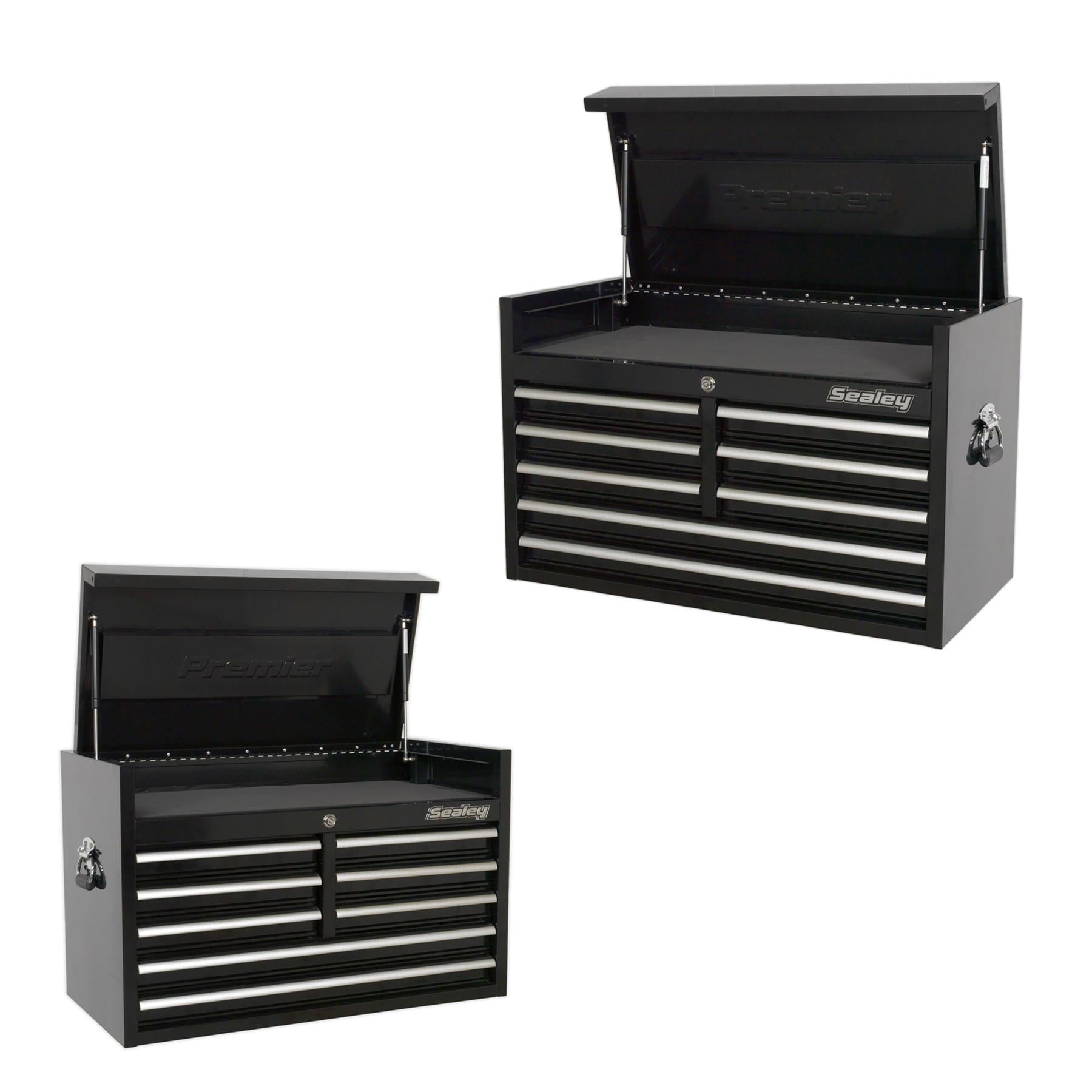 Sealey Topchest 8 Drawer 915mm Heavy-Duty Black