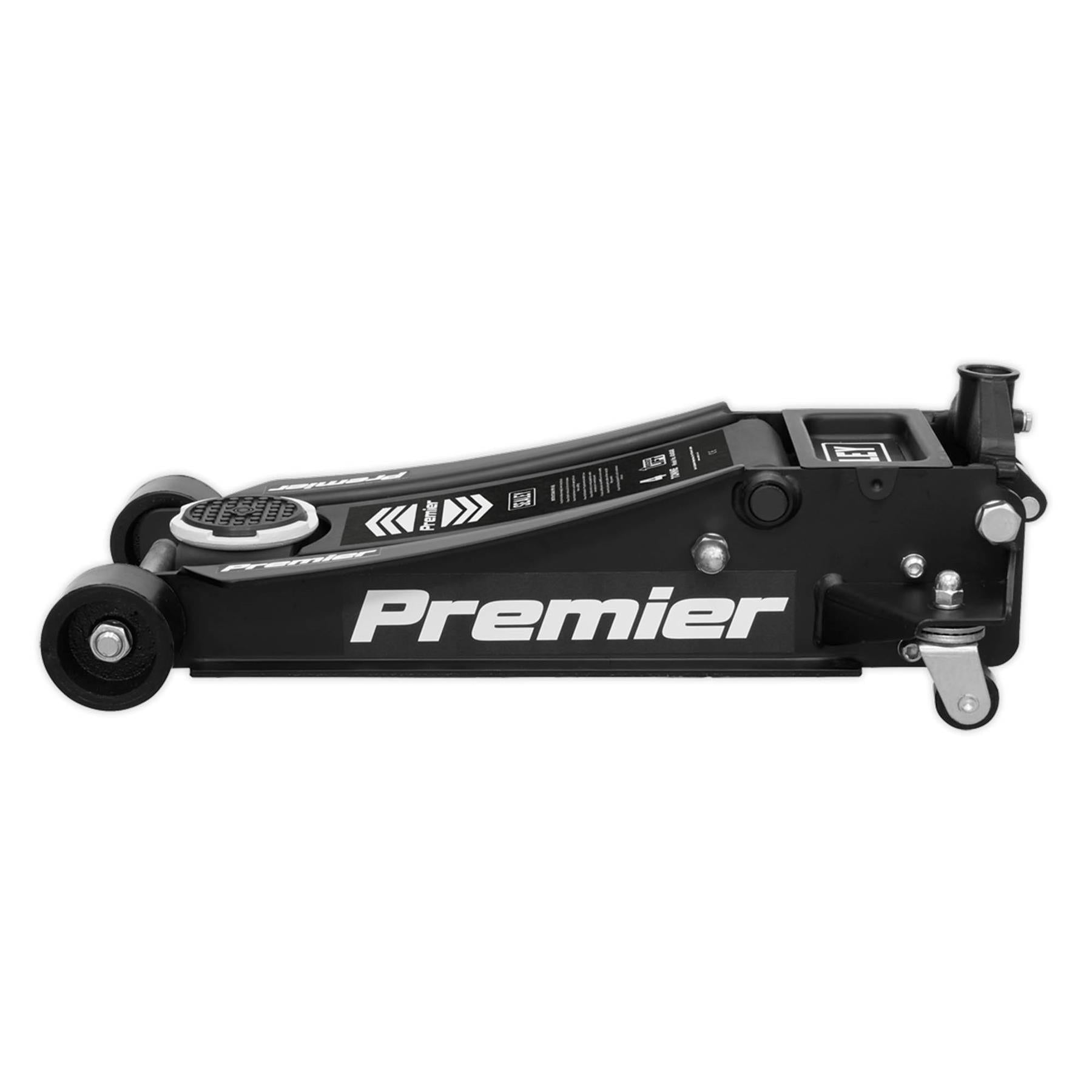 Sealey Trolley Jack 4tonne Rocket Lift Black Garage Workshop DIY
