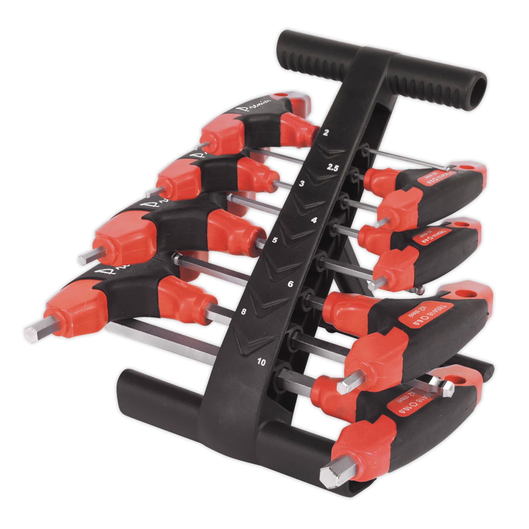 Sealey Ball-End Hex Key Set 8pc T-Handle Metric