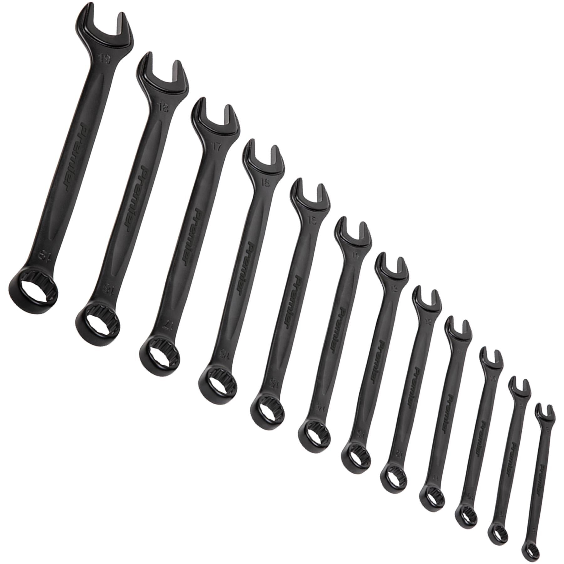 Sealey Combination Spanner Set 12pc Metric - Black Series
