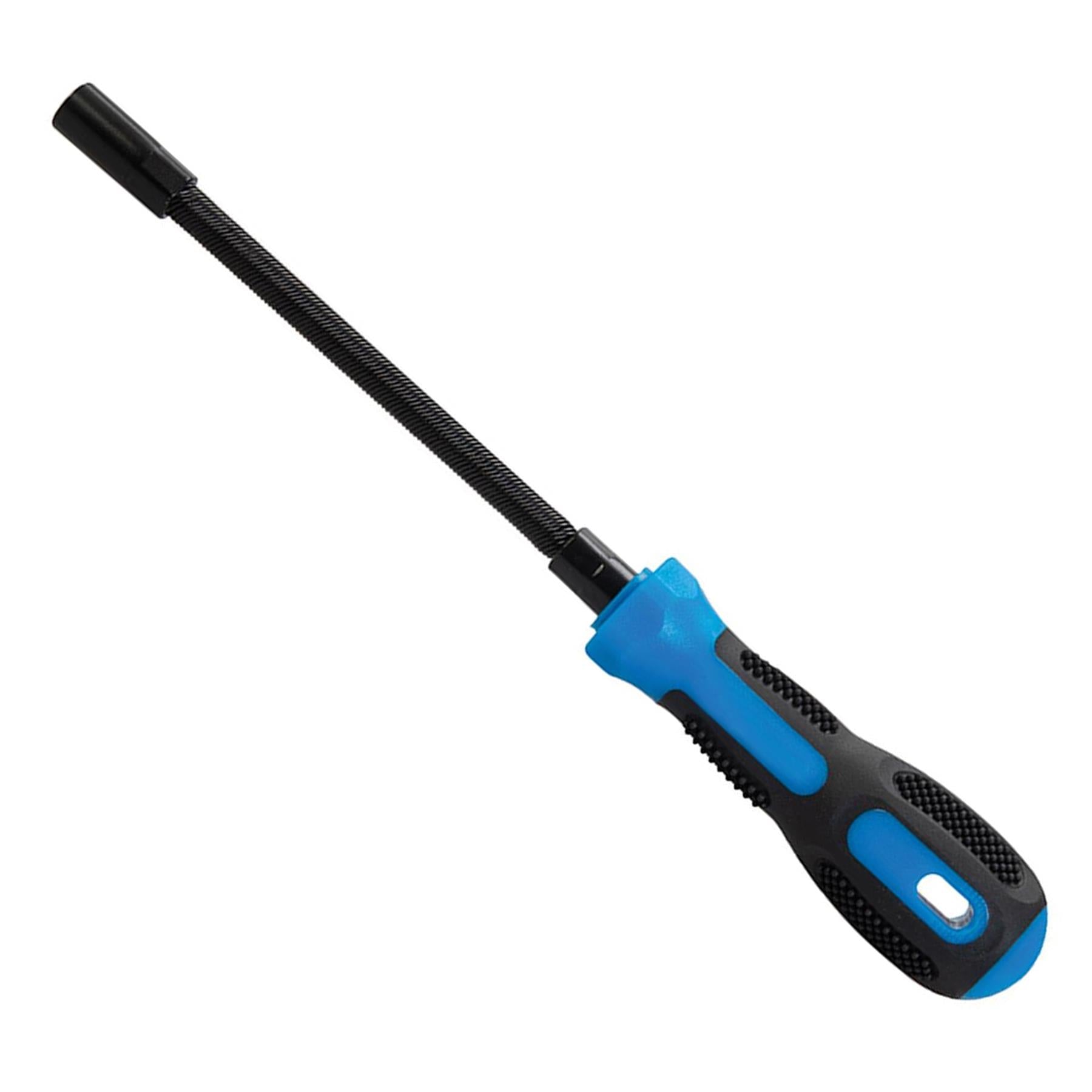 Flexible Shaft Hose Clip Driver - 7mm Hex High-Impact Plastic Easy-Grip Handle