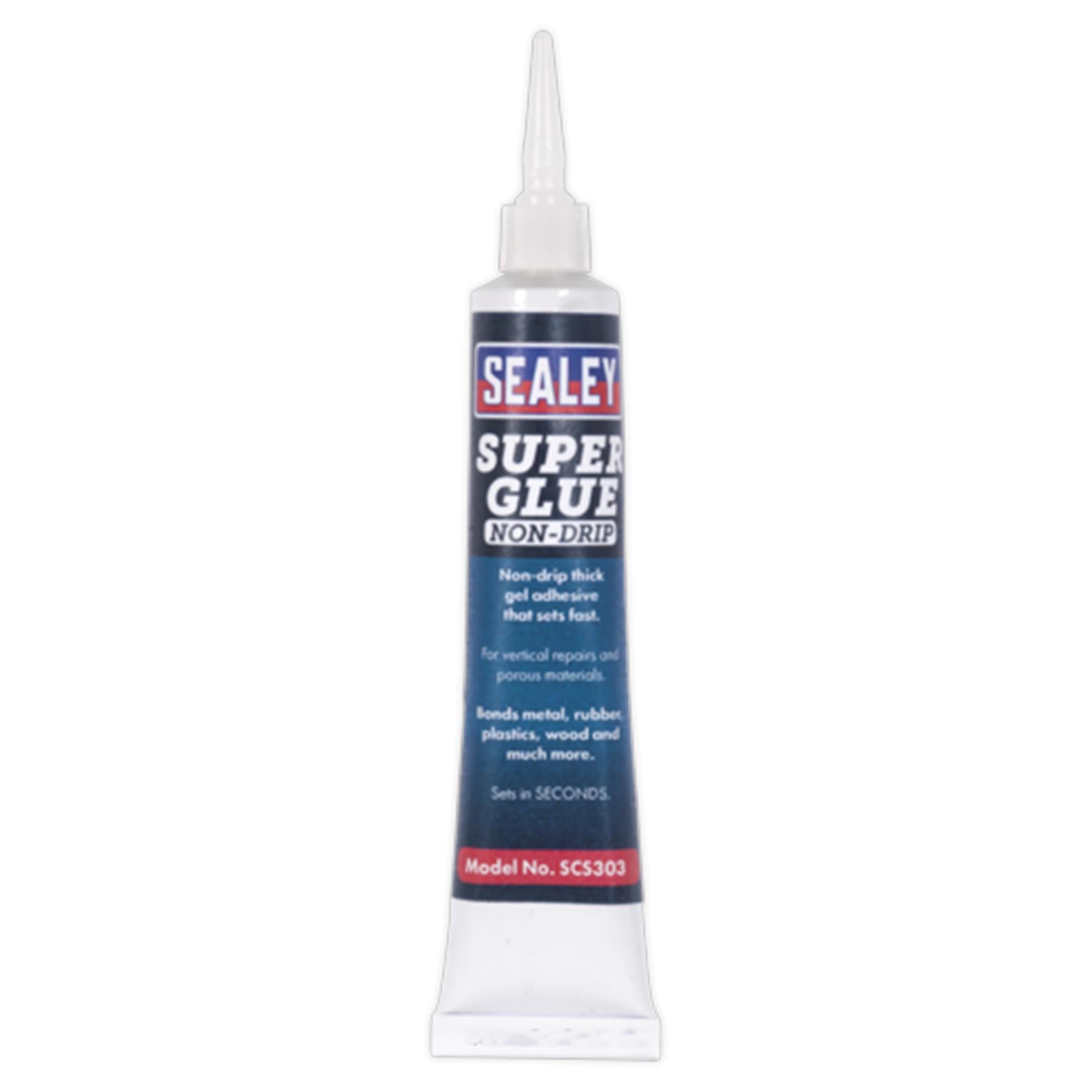 Sealey Super Glue Non-Drip Gel 20g Pack of 20