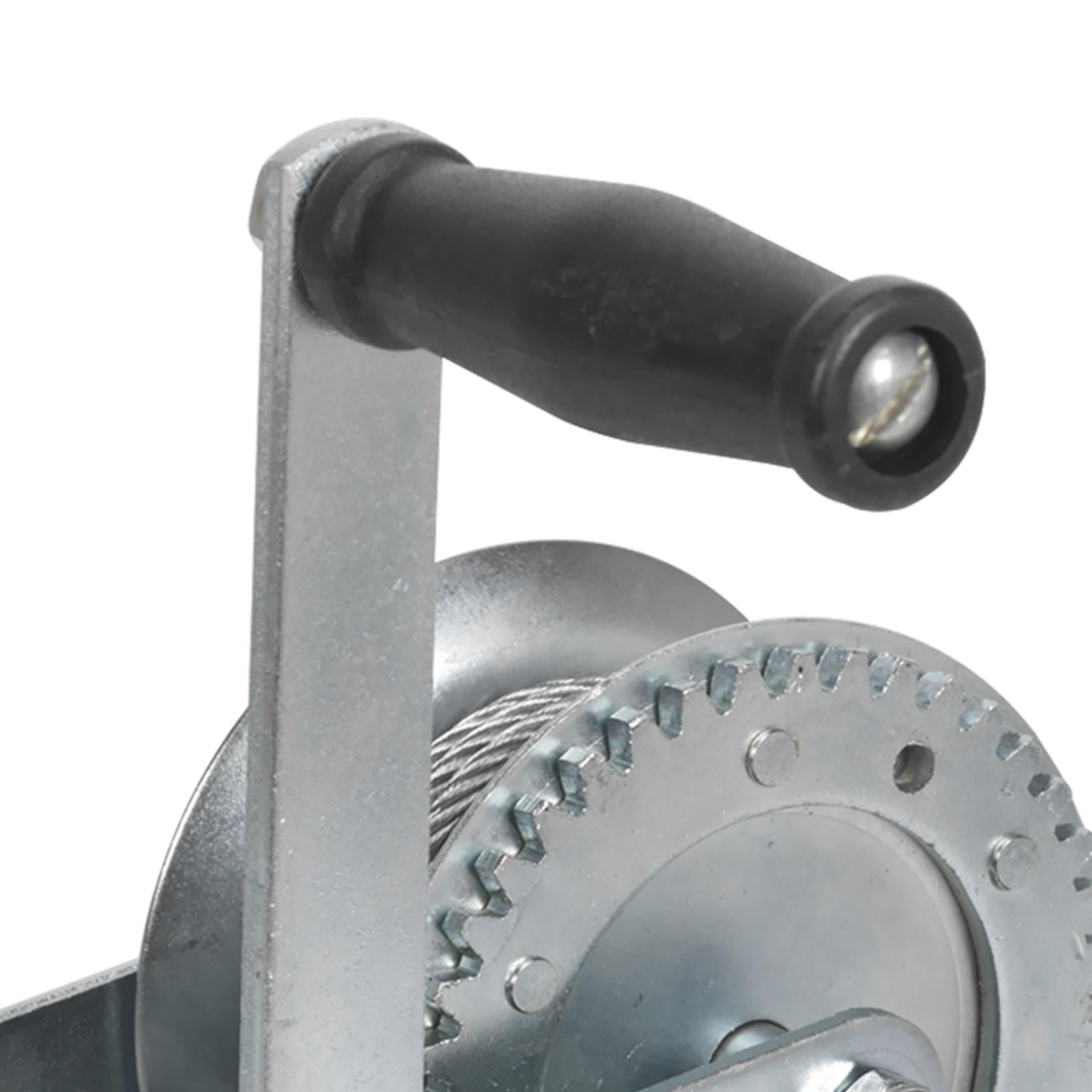 Sealey Geared Hand Winch 900kg Capacity with Cable