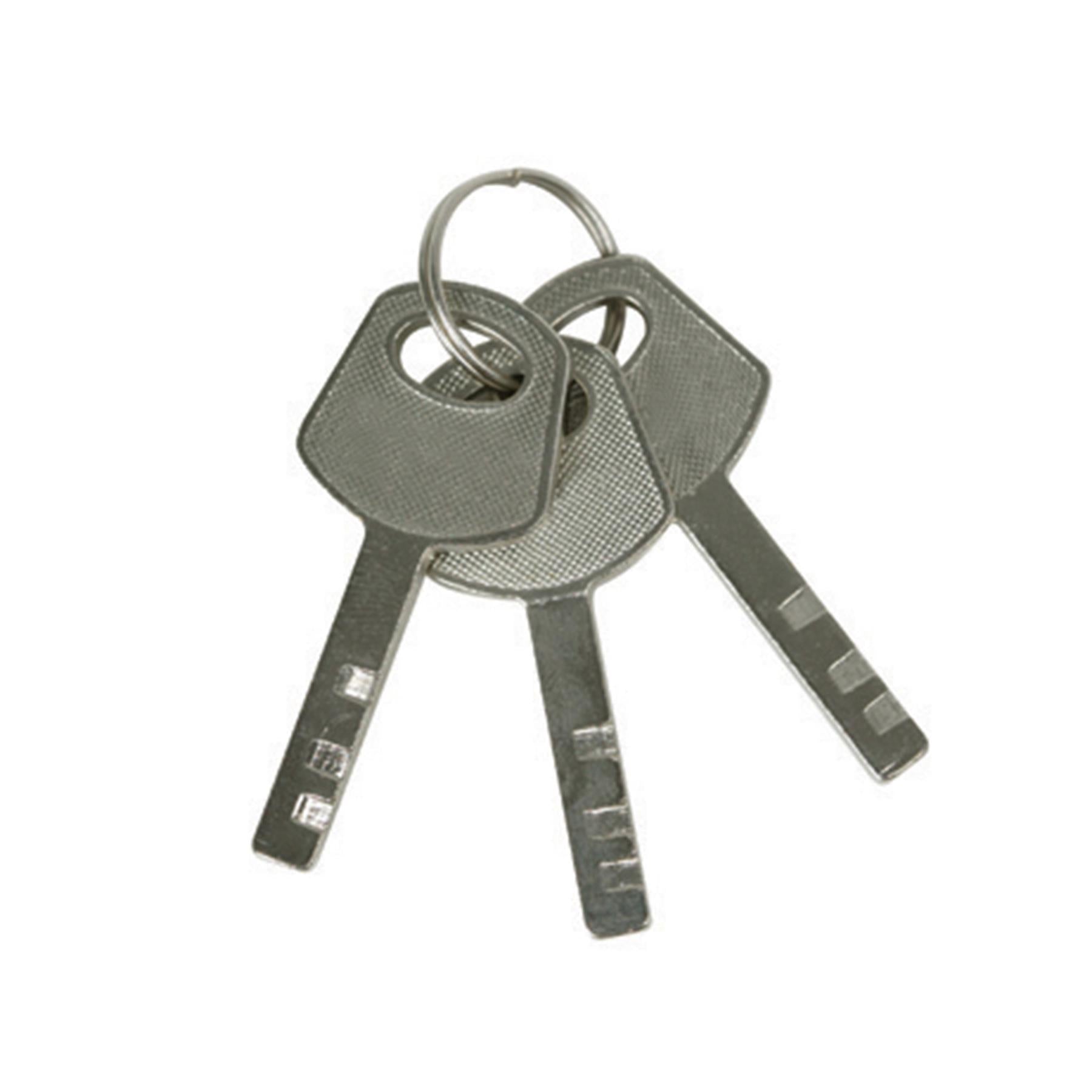 Heavy Duty Steel Padlock - 40mm Strong Home Office Travel Safety Security 3 Keys