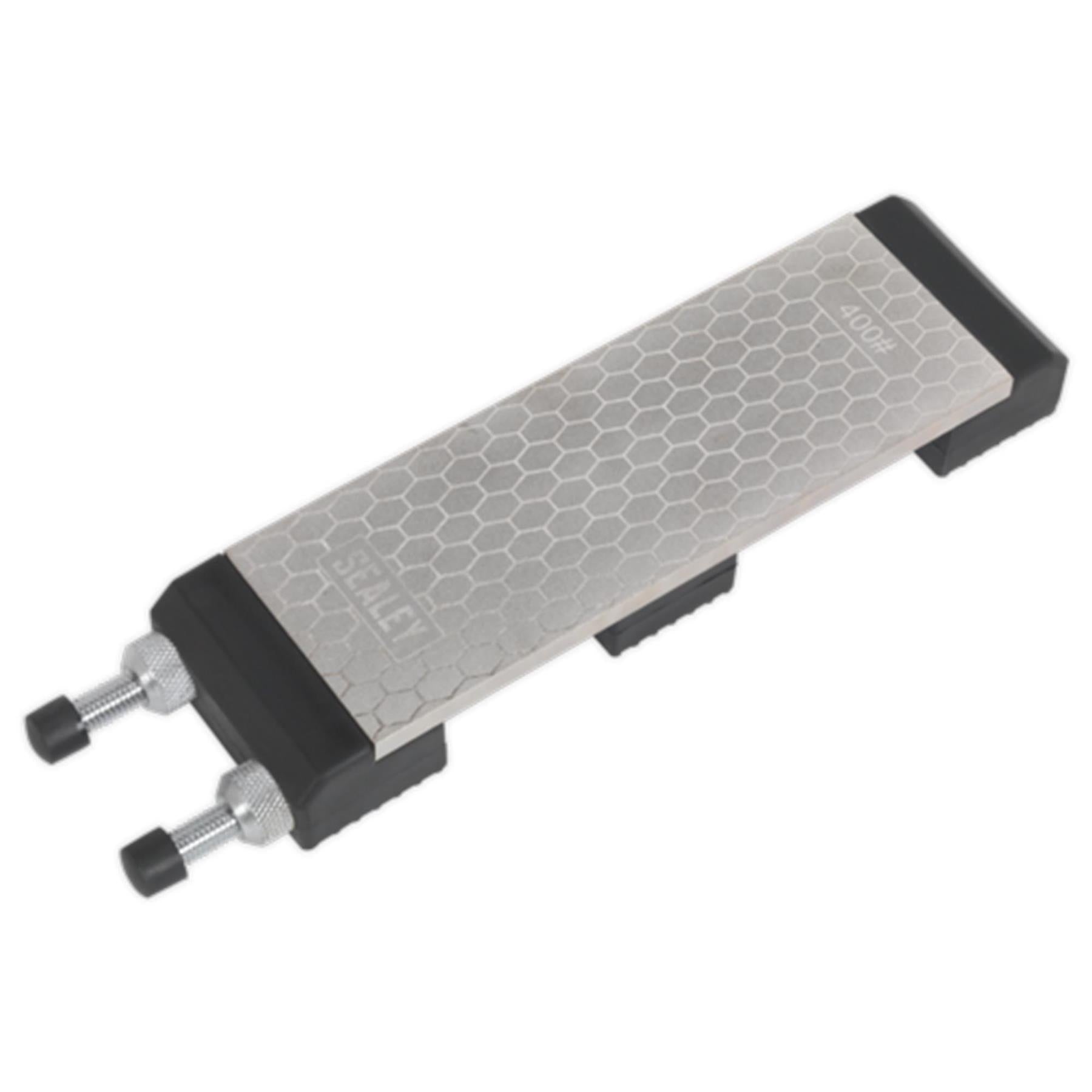 Sealey Combination Diamond Sharpening Whetstone with Stone Holder