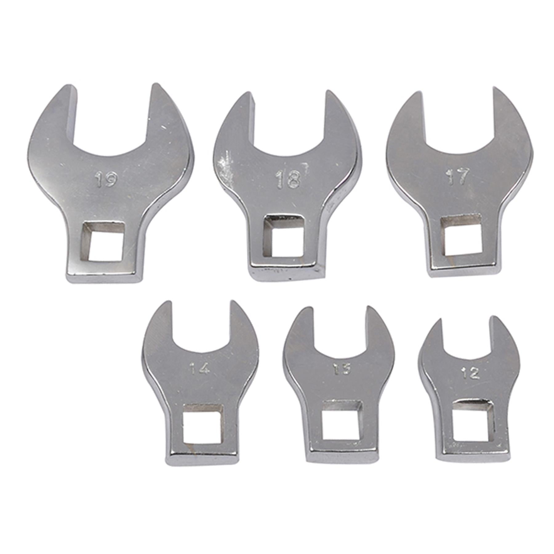 10-19mm Crows Foot Spanner Set 10pce Supplied In A Plastic Storage