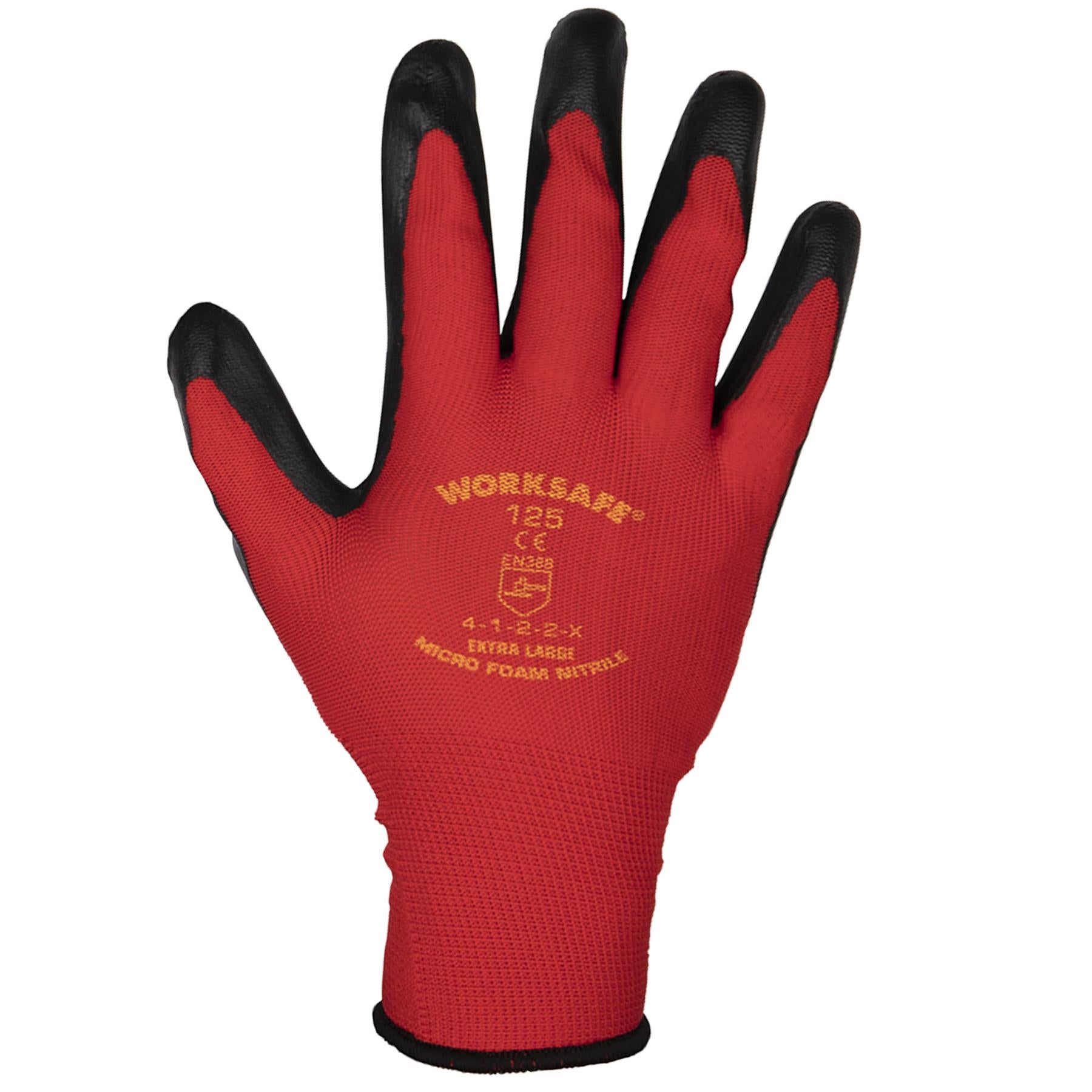 Sealey Flexi Grip Nitrile Palm Gloves (X-Large) - Pack of 120 Pairs